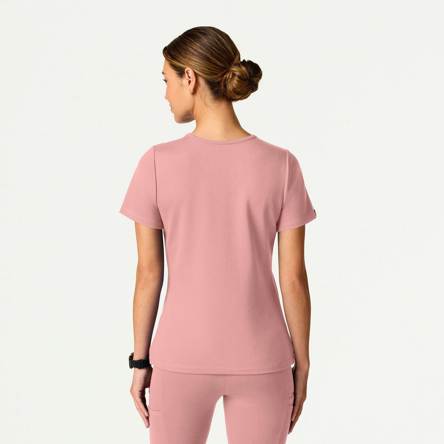 Sona Slim ULTRAsoft Scrub Top - Mauve - WOMEN'S TOPS - Jaanuu