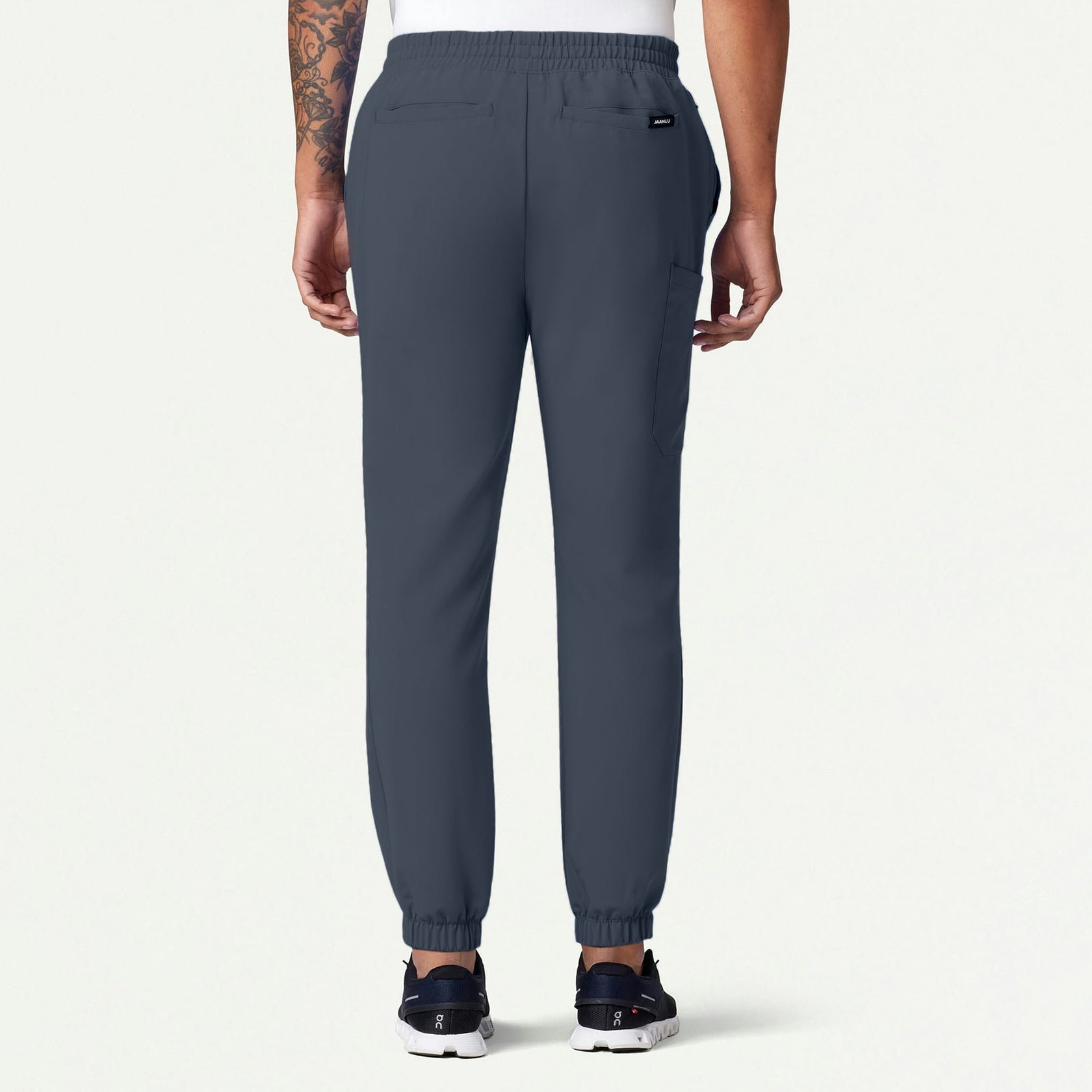 Rhodes Slim Crossover Scrub Jogger - Carbon Gray - MEN'S PANTS - Jaanuu