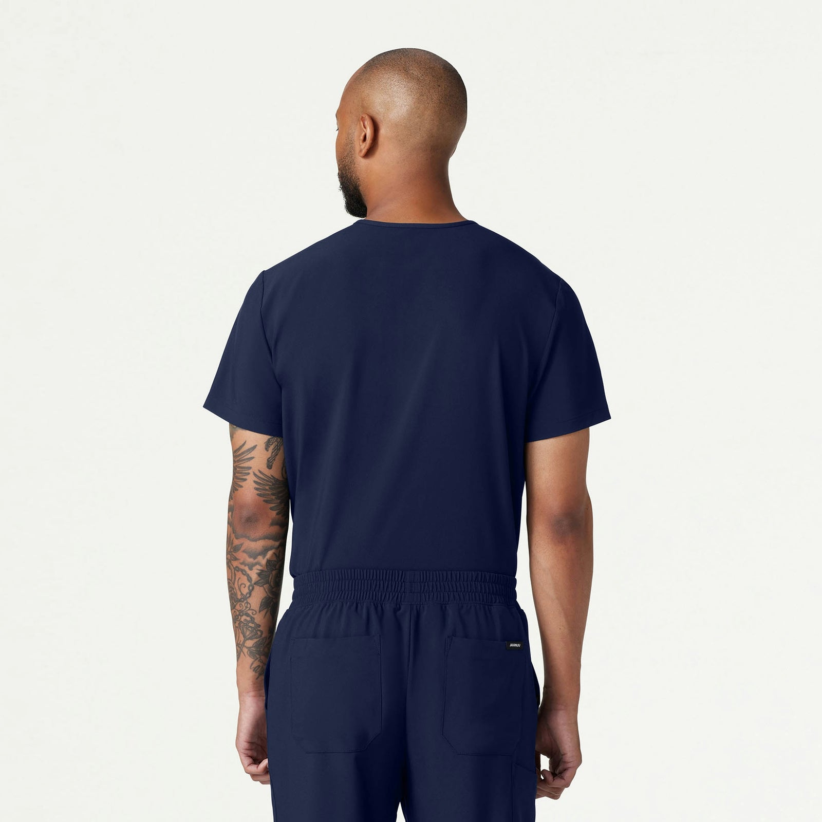 Holmes ULTRAlite™ 1-Pocket Scrub Top - Midnight Navy - MEN'S TOPS - Jaanuu