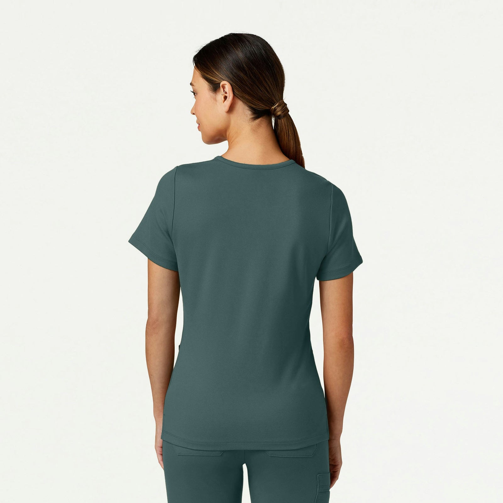 Cesi Slim ULTRAsoft Scrub Top - Alpine Green - WOMEN'S TOPS - Jaanuu