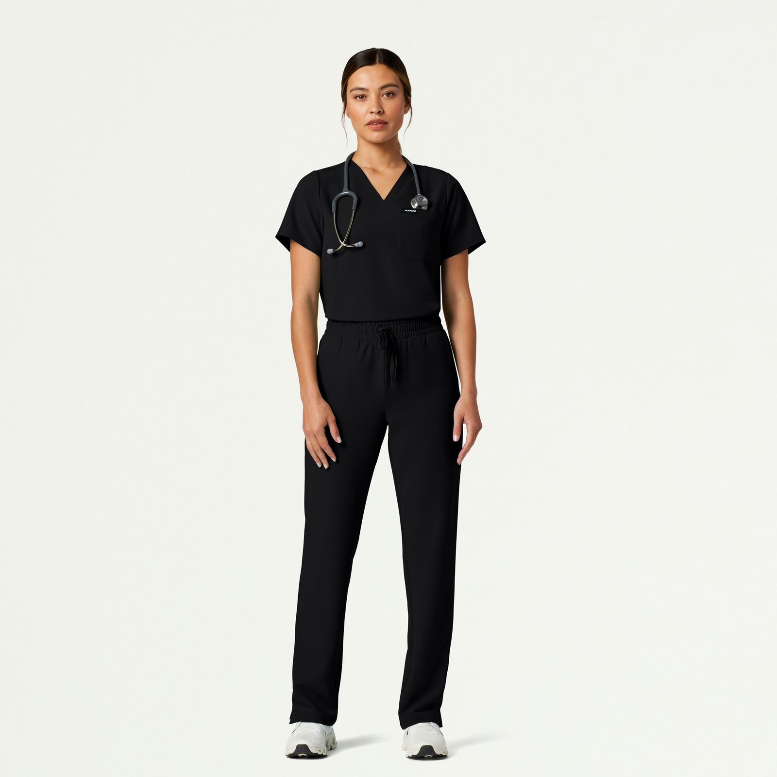 Kerr 365 High Waisted Scrub Pant - Black - WOMEN'S PANTS - Jaanuu