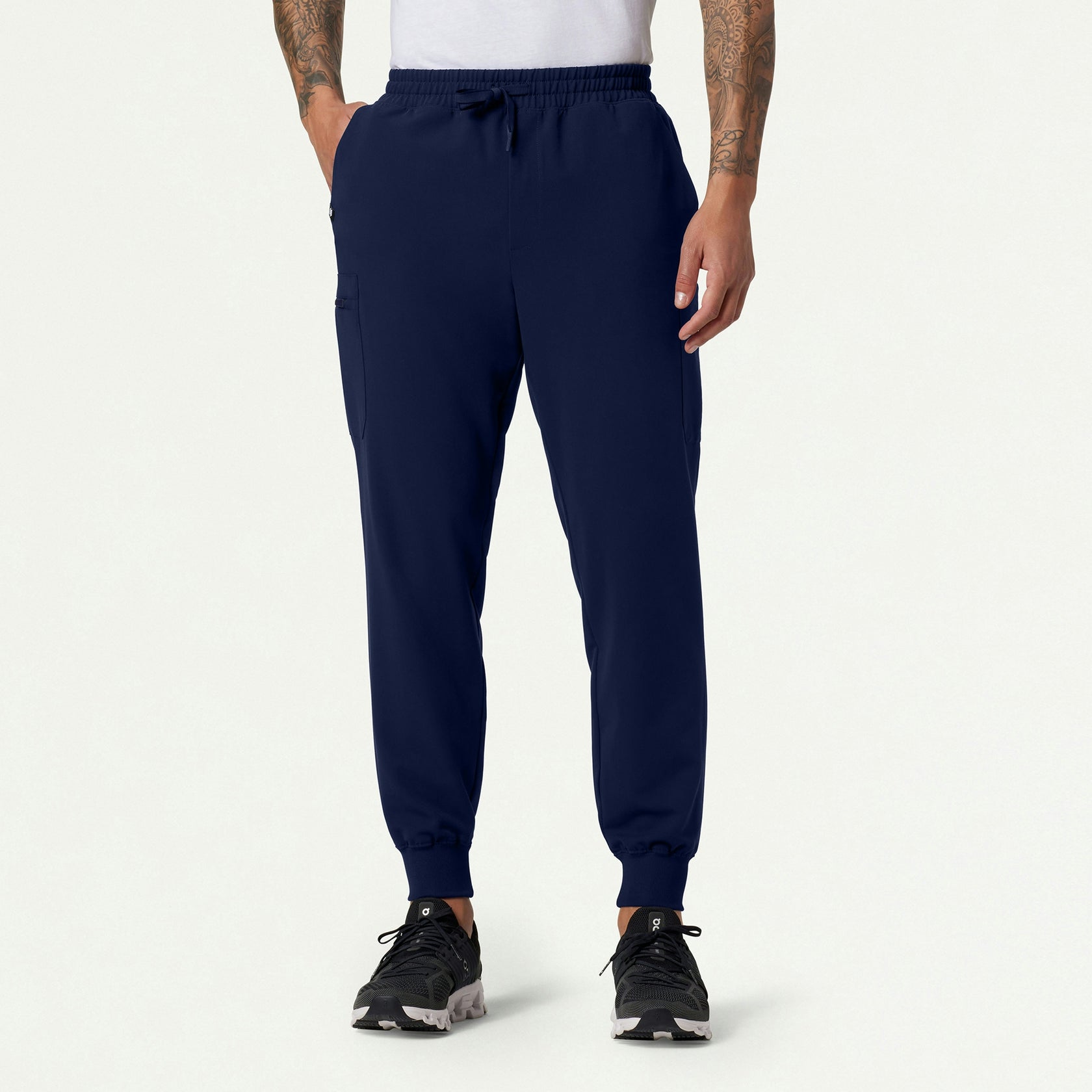 Osmo 8-Pocket Scrub Jogger - Midnight Navy - MEN'S PANTS - Jaanuu