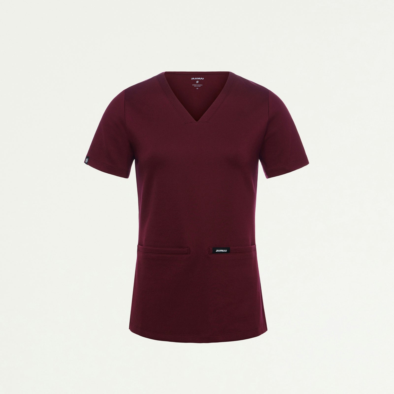 Cesi Slim ULTRAsoft Scrub Top - Burgundy - WOMEN'S TOPS - Jaanuu