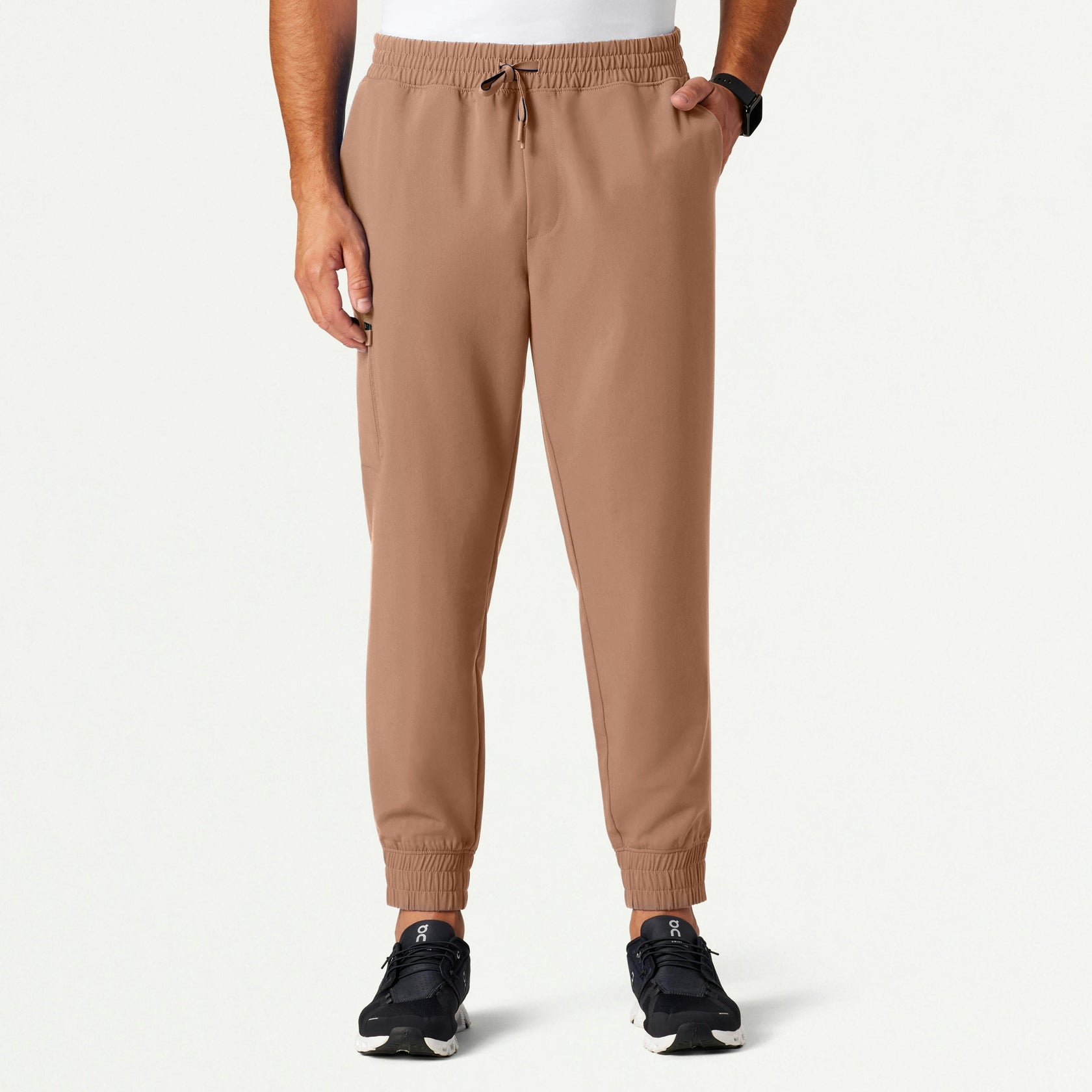 Cobot 8-Pocket Scrub Jogger - Clay - MEN'S PANTS - Jaanuu