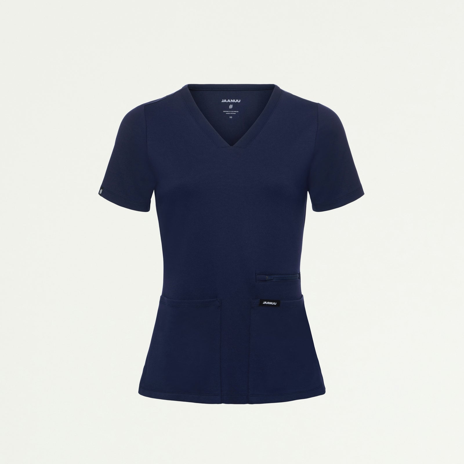 Kass Slim 4-Pocket ULTRAsoft Scrub Top - Midnight Navy - WOMEN'S TOPS - Jaanuu