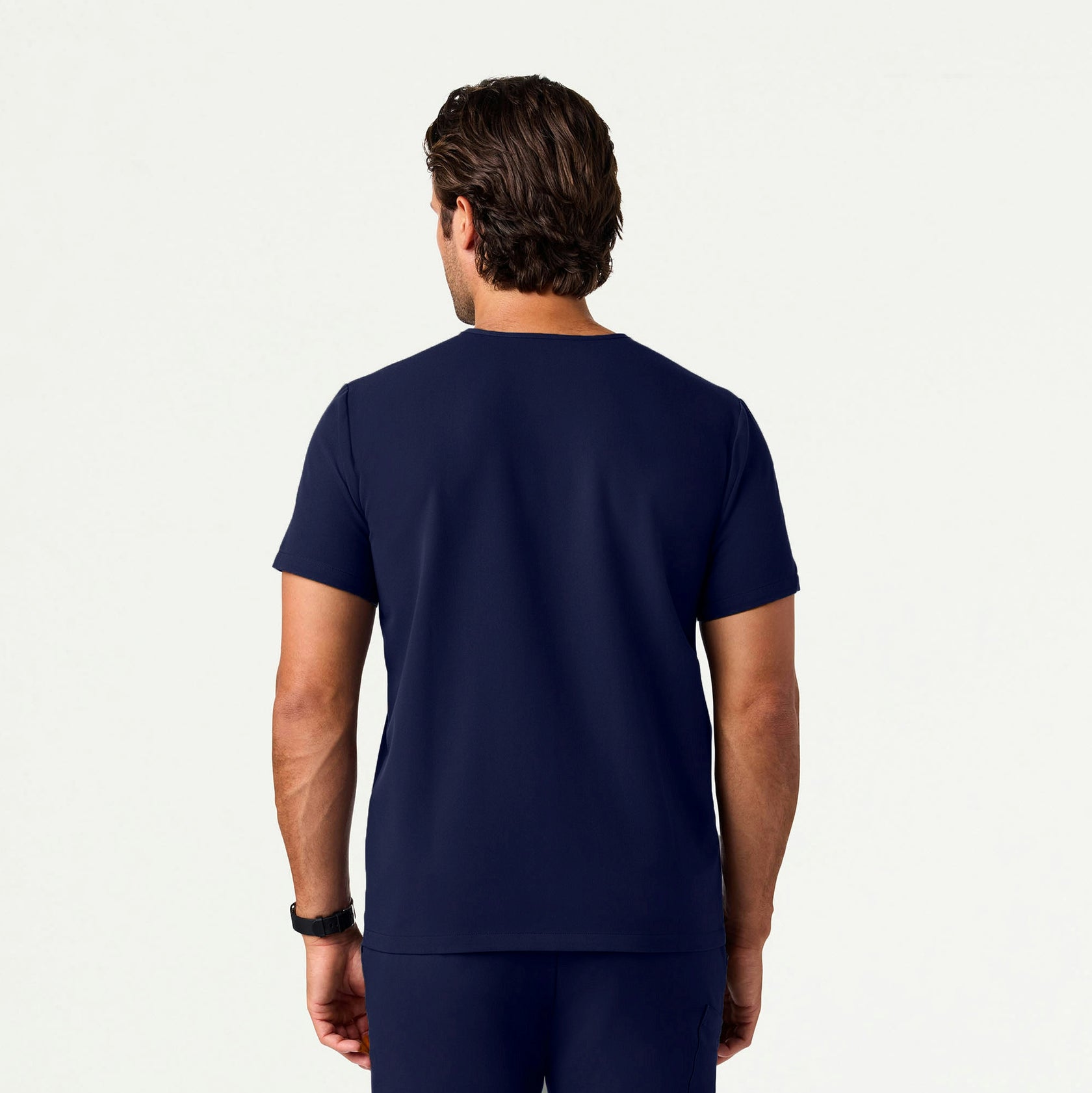 Holmes Slim Everyday 1-Pocket Scrub Top - Midnight Navy - MEN'S TOPS - Jaanuu