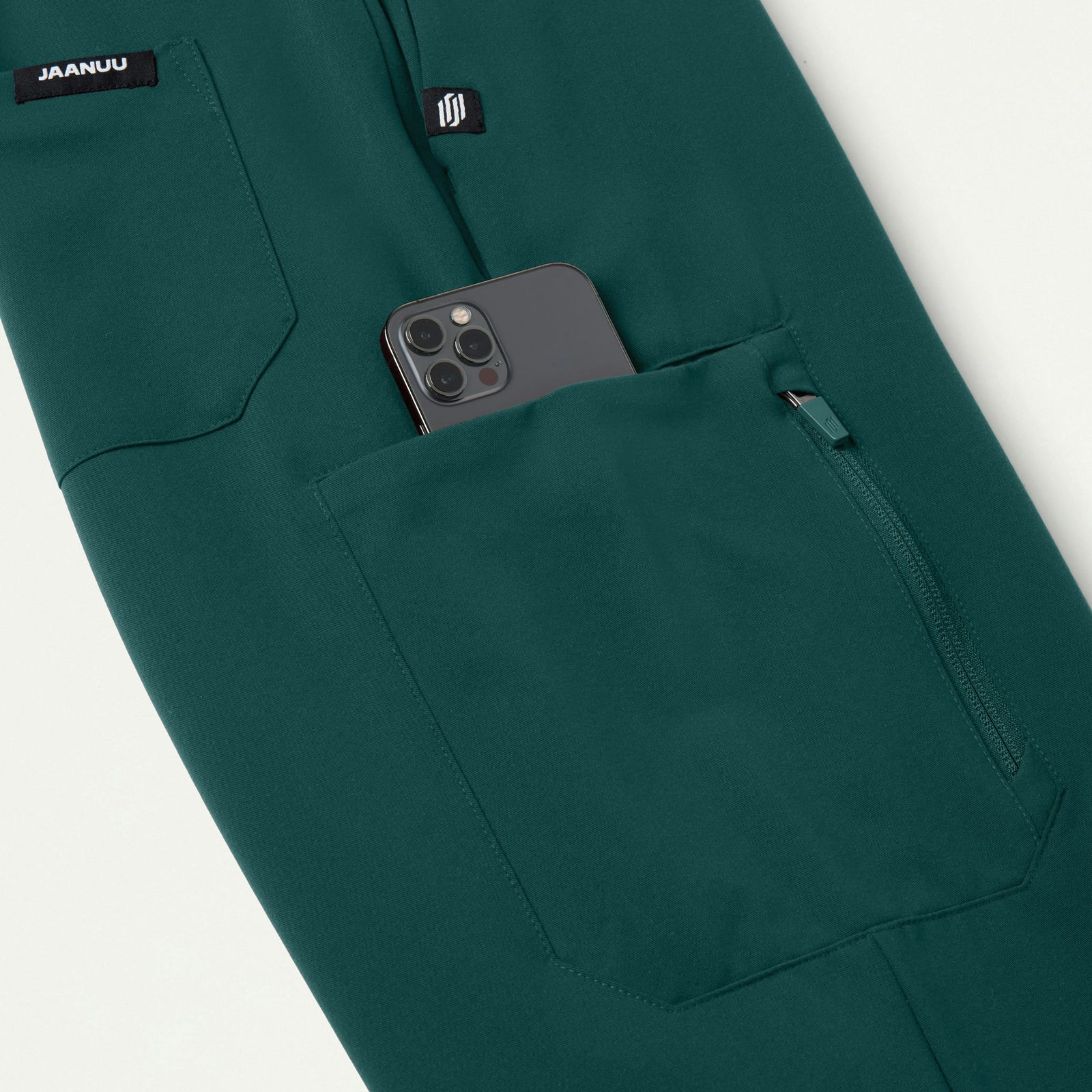 Cobot 8-Pocket Scrub Jogger - Midnight Green - MEN'S PANTS - Jaanuu