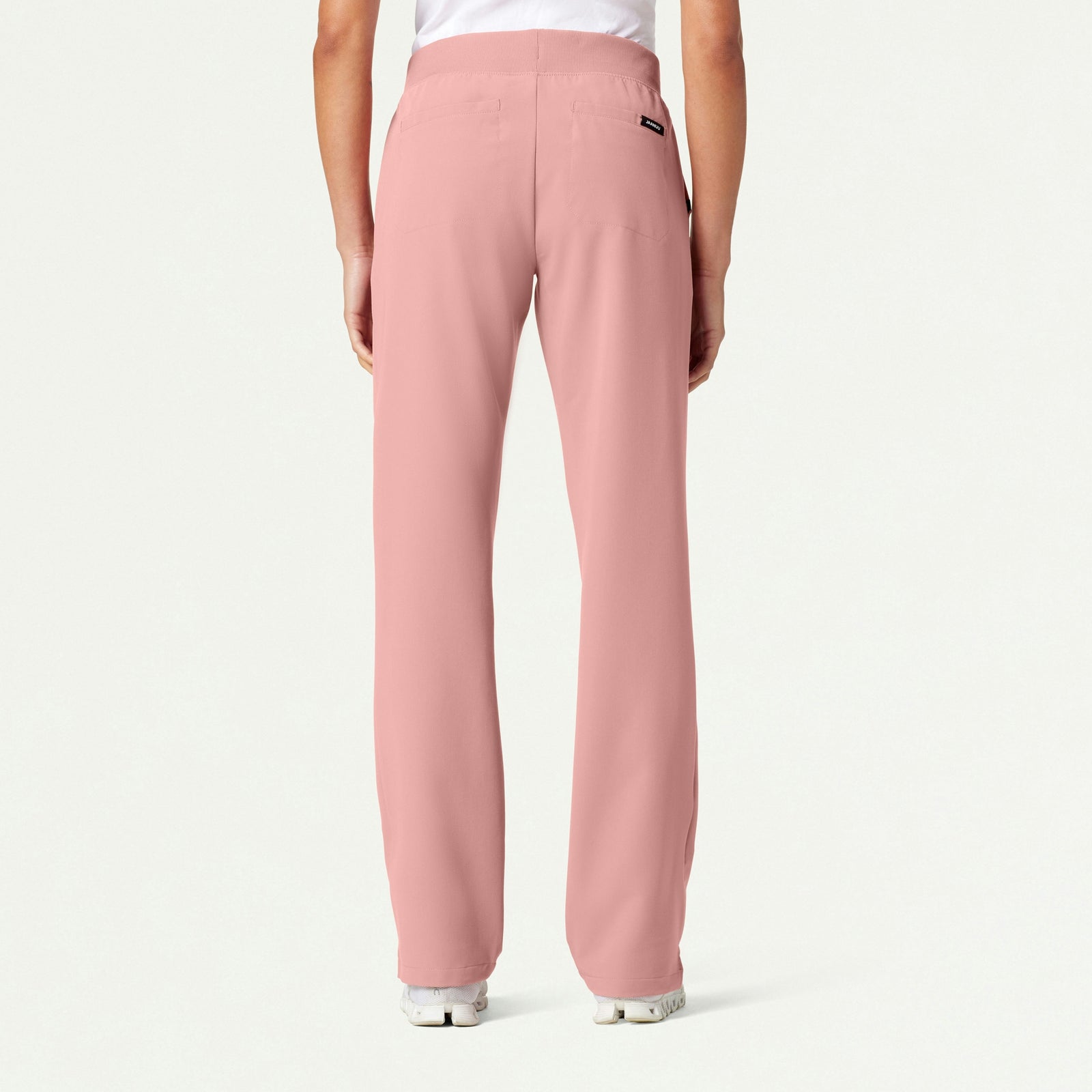 Xenos Essential Knit-Waist Scrub Pant - Mauve - WOMEN'S PANTS - Jaanuu