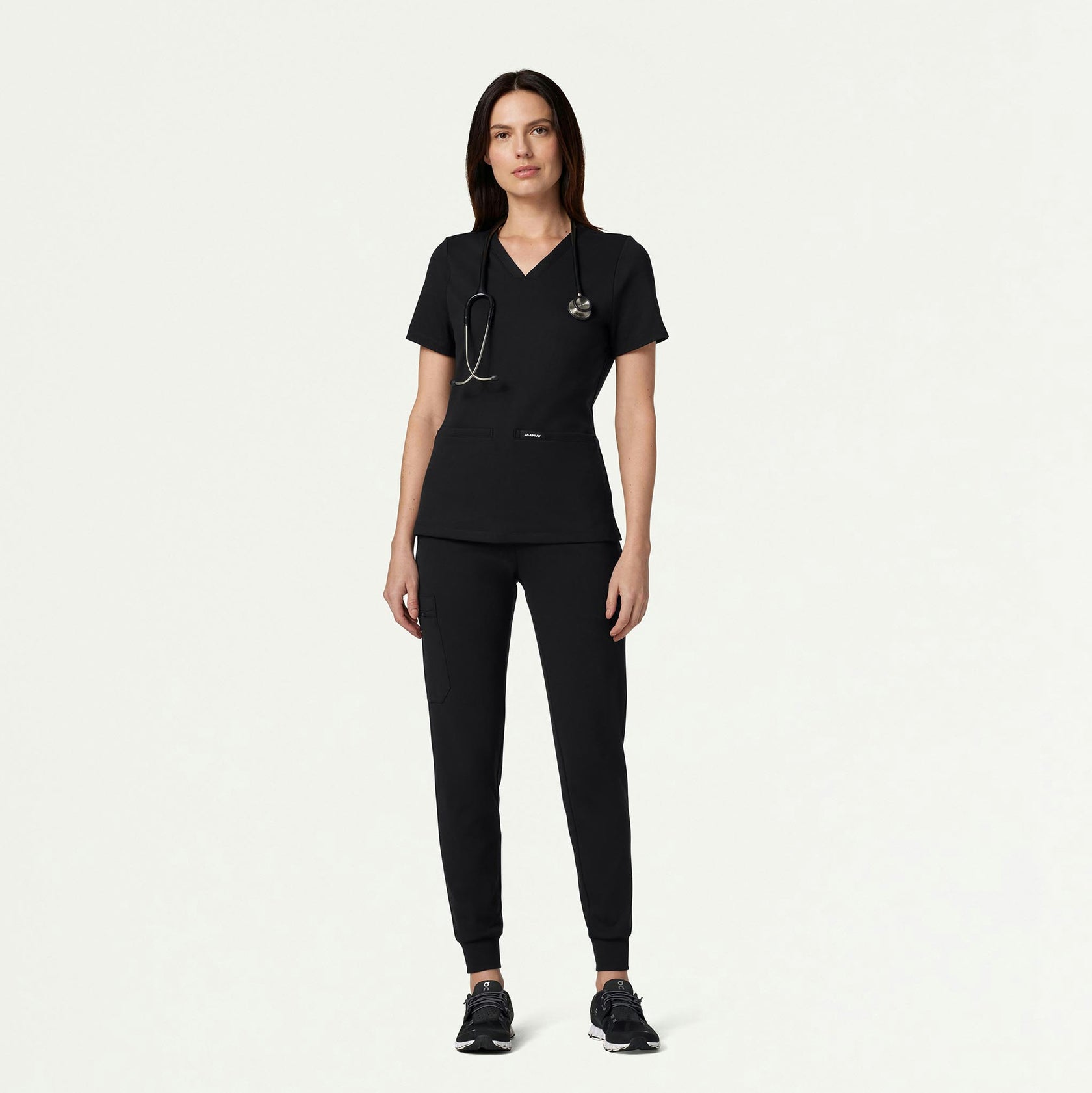 Rubi Slim ULTRAsoft Scrub Jogger - Black - WOMEN'S PANTS - Jaanuu