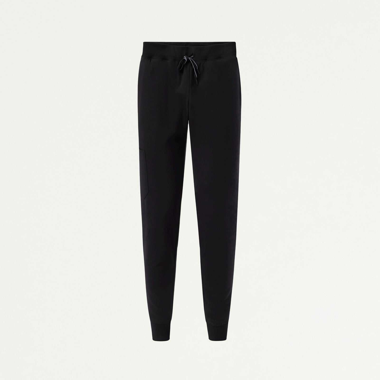 Silex Slim Knit-Waist Scrub Jogger - Black - WOMEN'S PANTS - Jaanuu