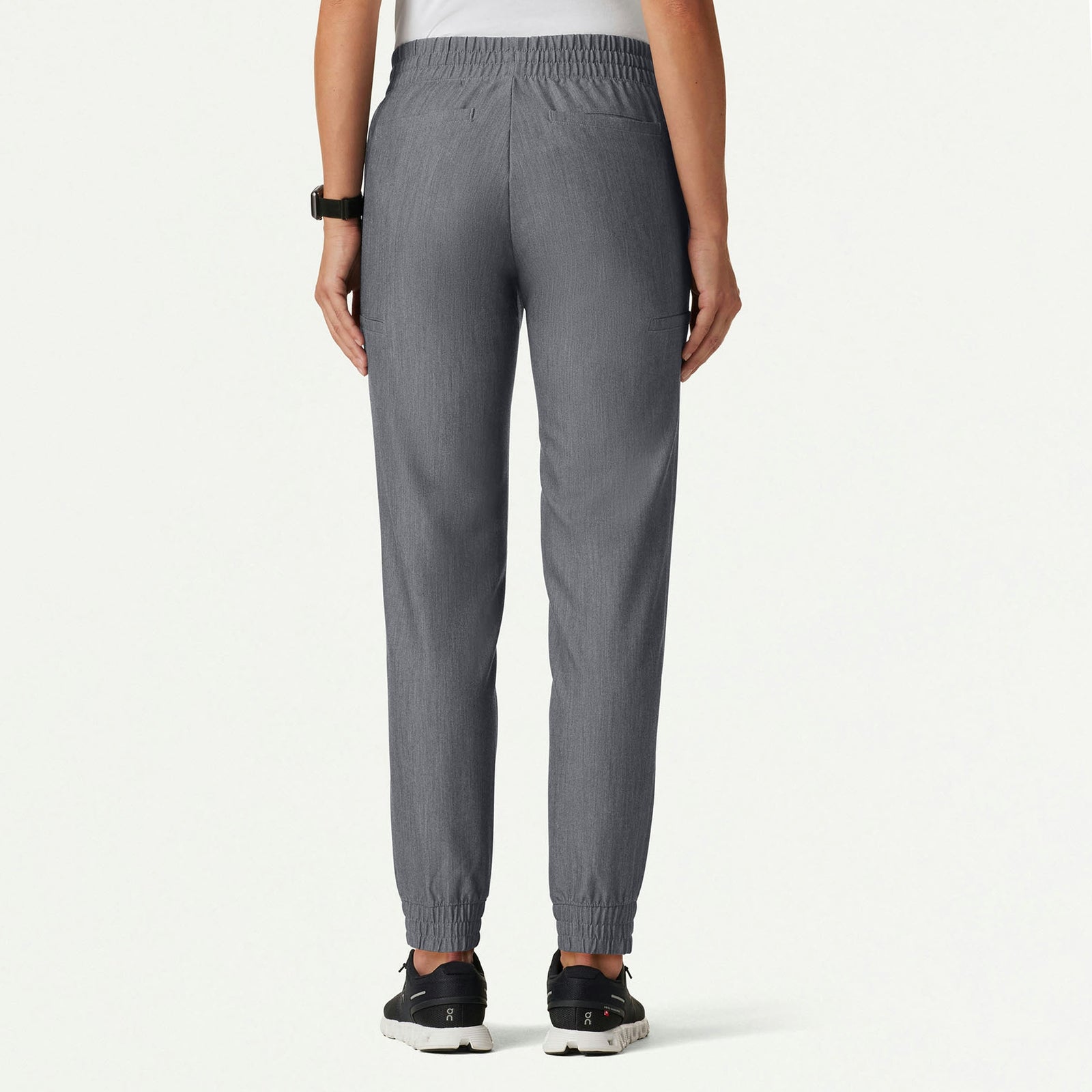 Jace Skinny On-the-Go Scrub Jogger - Heather Gray - WOMEN'S PANTS - Jaanuu