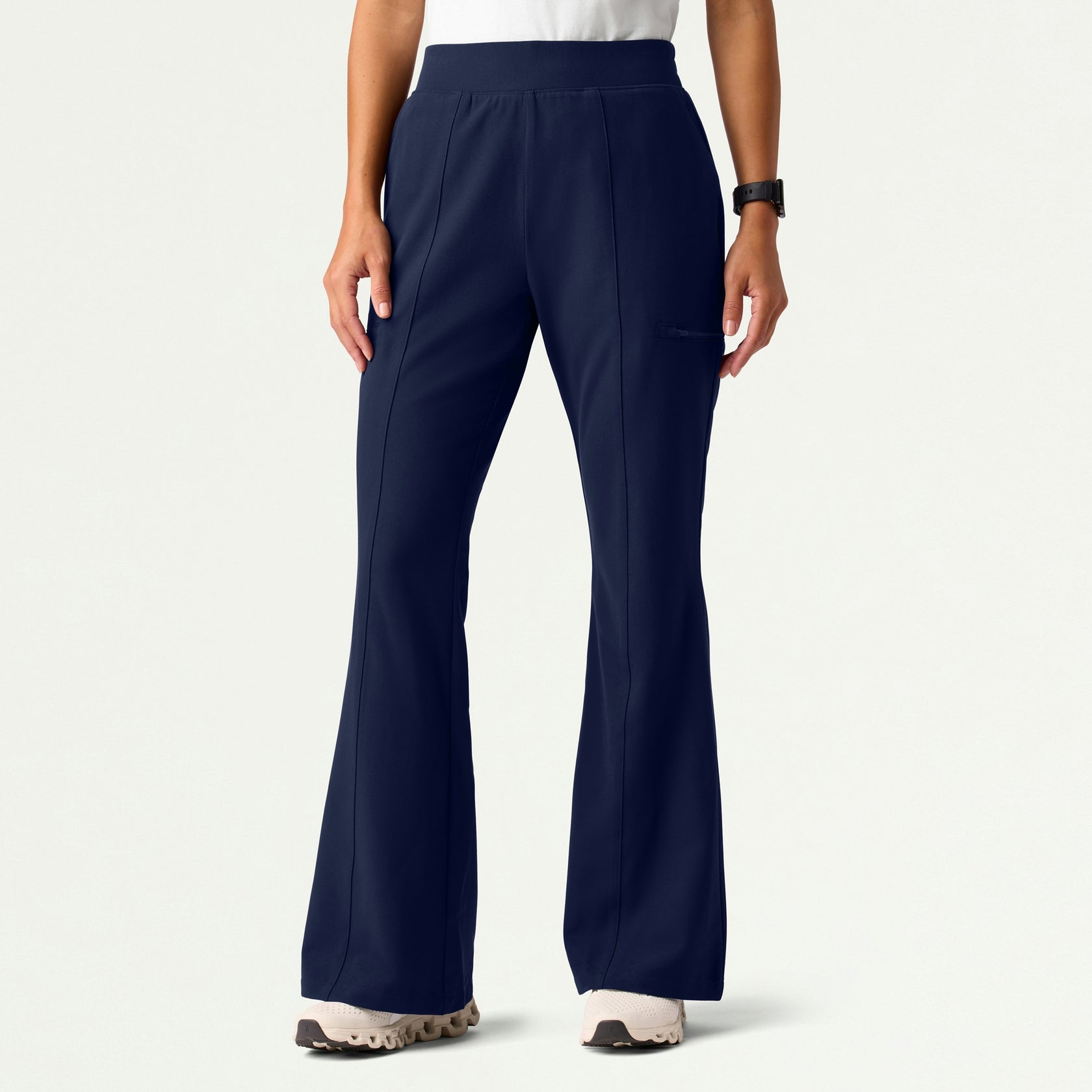 Harper Slim High Waisted Scrub Pant - Midnight Navy - WOMEN'S PANTS - Jaanuu