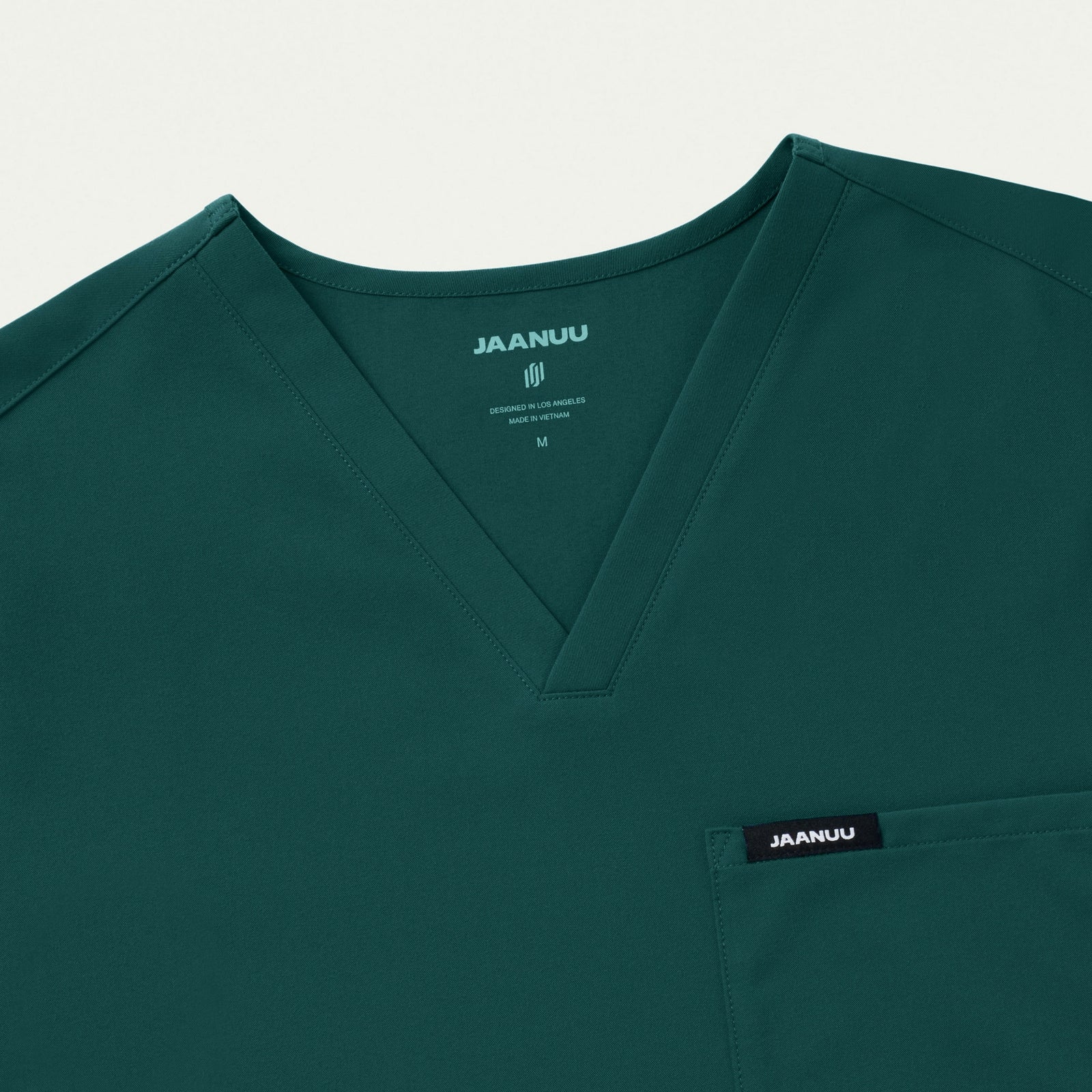 Holmes Everyday 1-Pocket Scrub Top - Midnight Green - MEN'S TOPS - Jaanuu