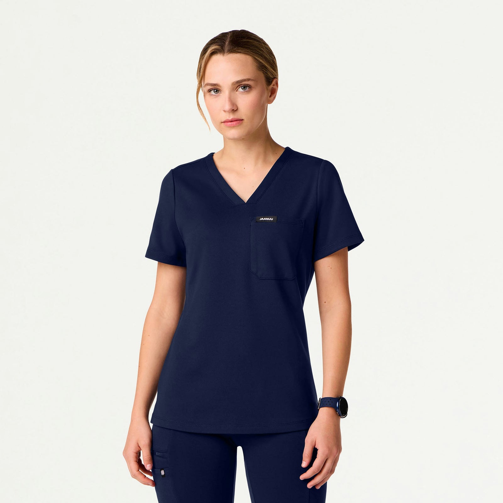 Sona Slim ULTRAsoft Scrub Top - Midnight Navy - WOMEN'S TOPS - Jaanuu