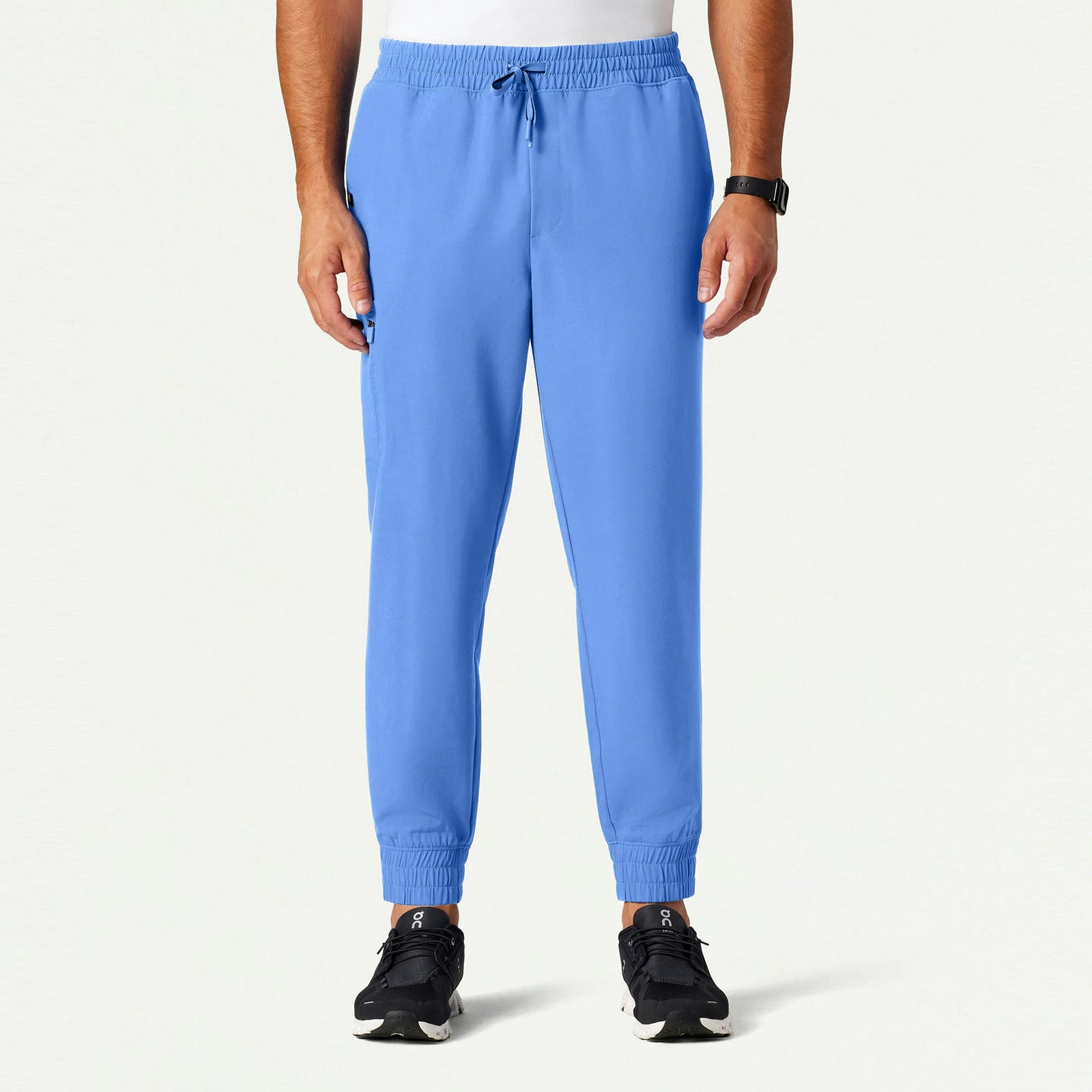 Cobot 8-Pocket Scrub Jogger - Ceil Blue - MEN'S PANTS - Jaanuu