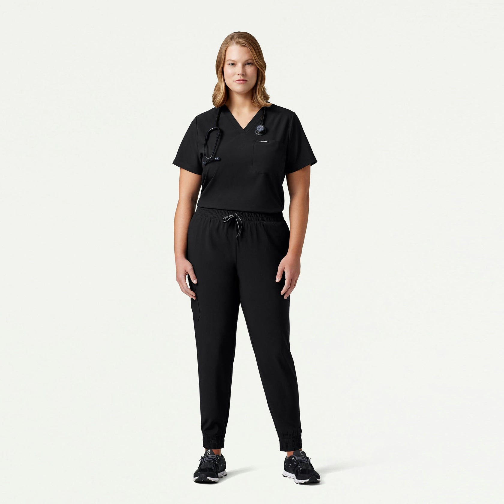 Fiora Slim ULTRAlite Scrub Jogger - Black - WOMEN'S PANTS - Jaanuu