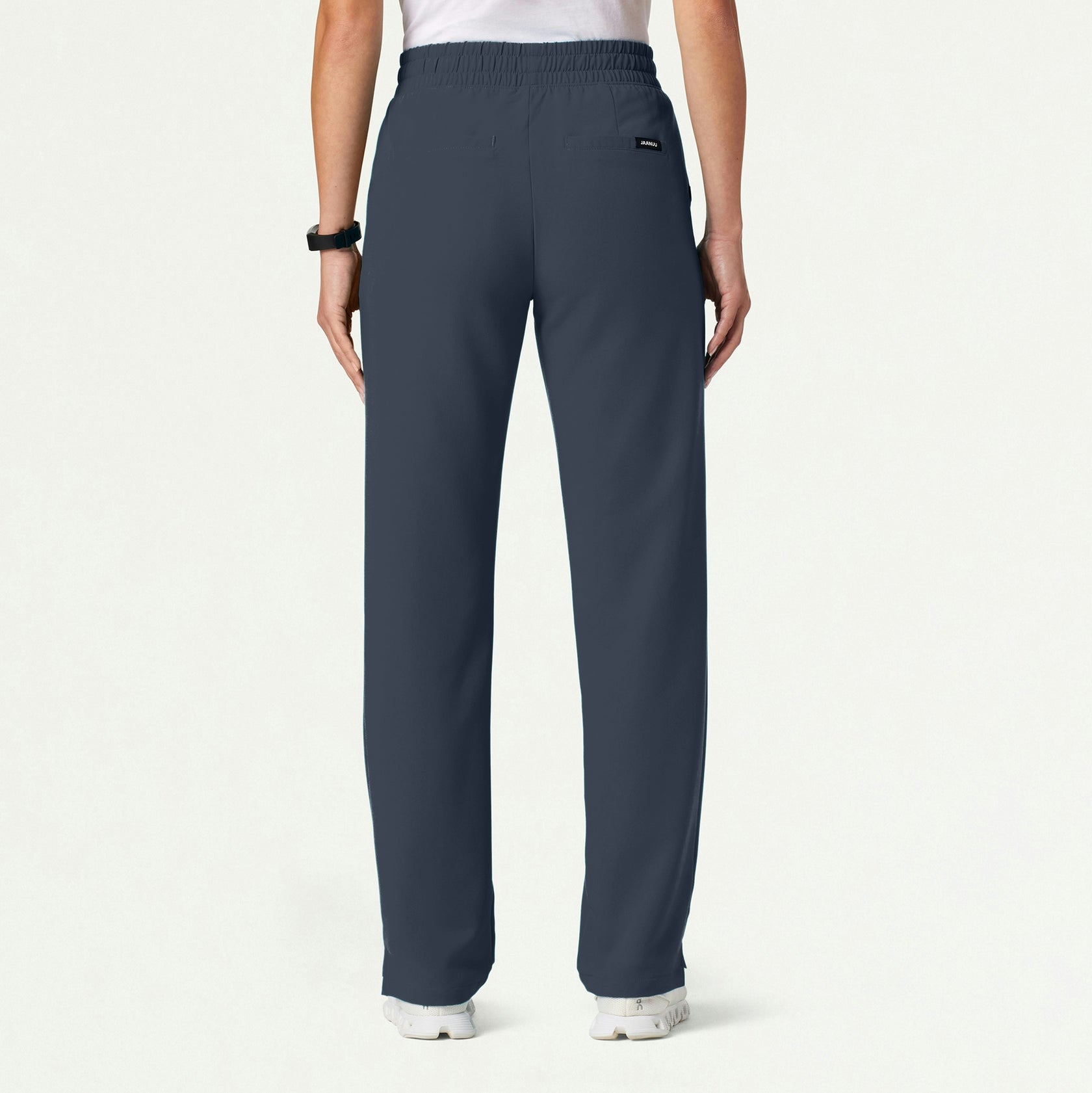 Kerr 365 High Waisted Scrub Pant - Carbon Gray - WOMEN'S PANTS - Jaanuu