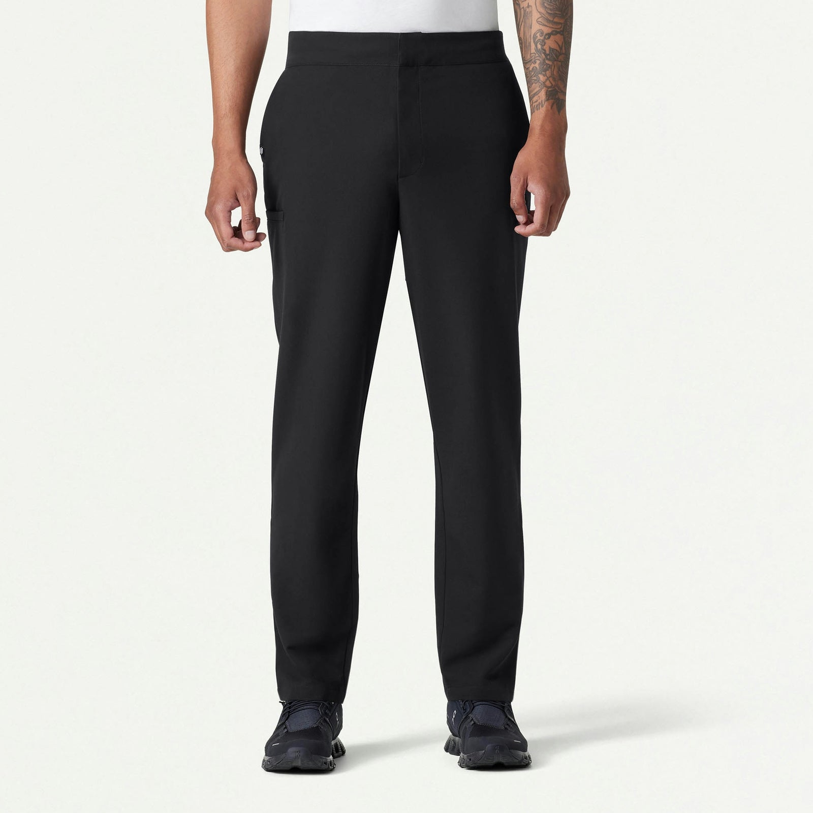 Rubin Tapered 7-Pocket Scrub Pant - Black - MEN'S PANTS - Jaanuu