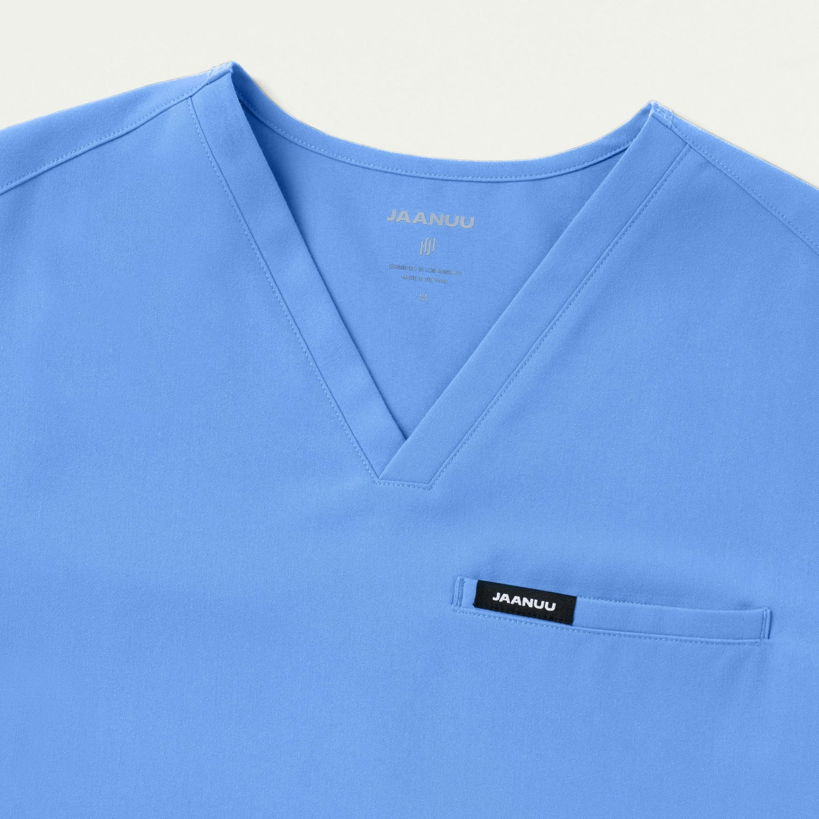 Platt 3-Pocket Scrub Top - Ceil Blue - MEN'S TOPS - Jaanuu