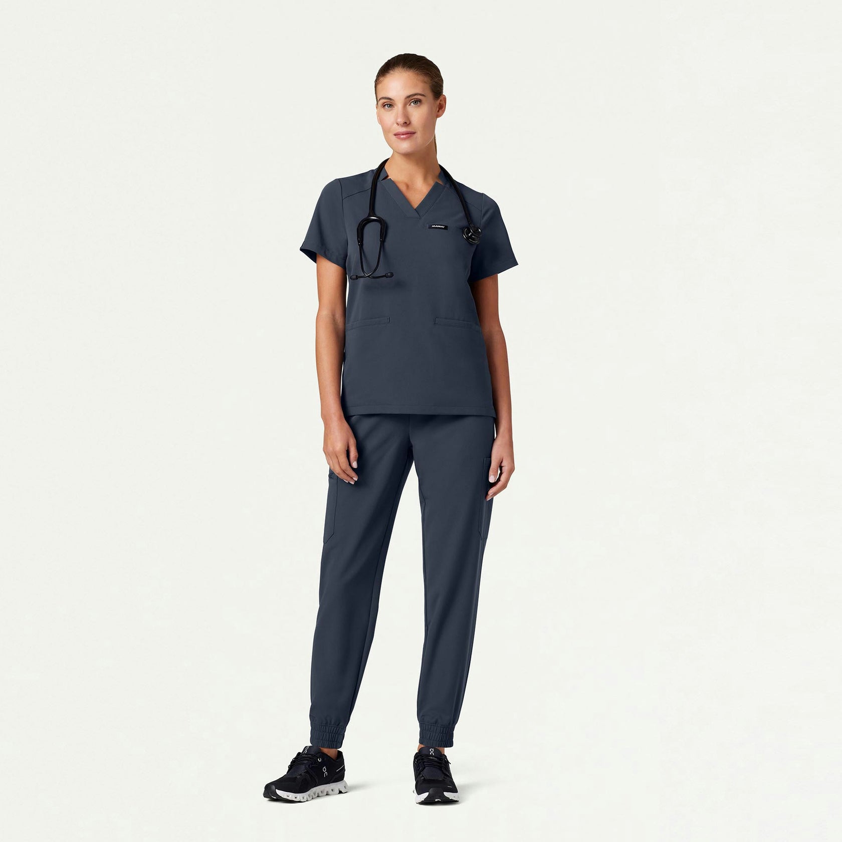 Neo Everyday Cargo Scrub Jogger - Carbon Gray - WOMEN'S PANTS - Jaanuu