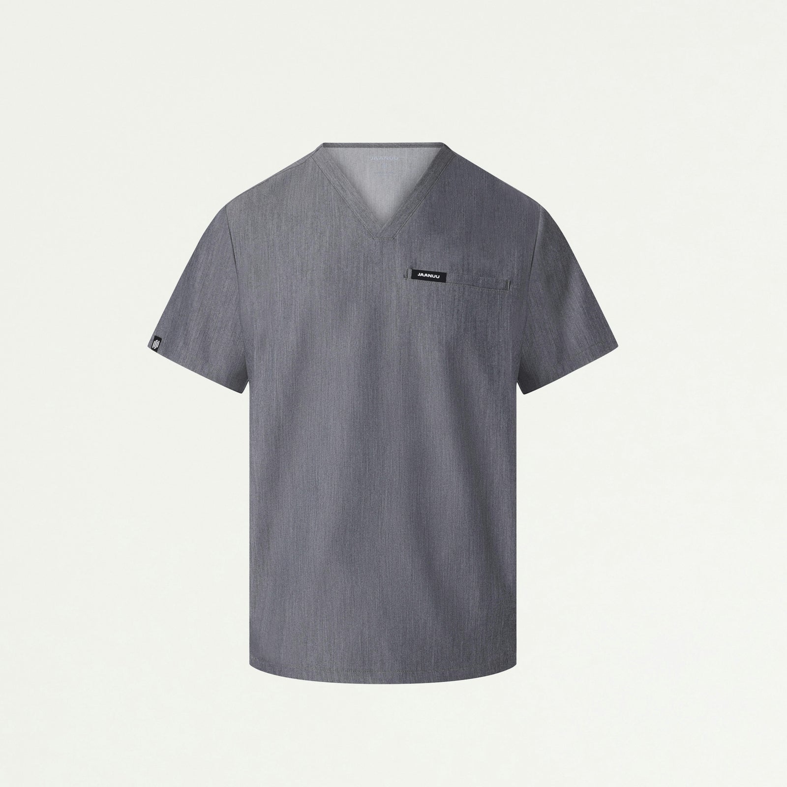 Platt 3-Pocket Scrub Top - Heather Gray - MEN'S TOPS - Jaanuu