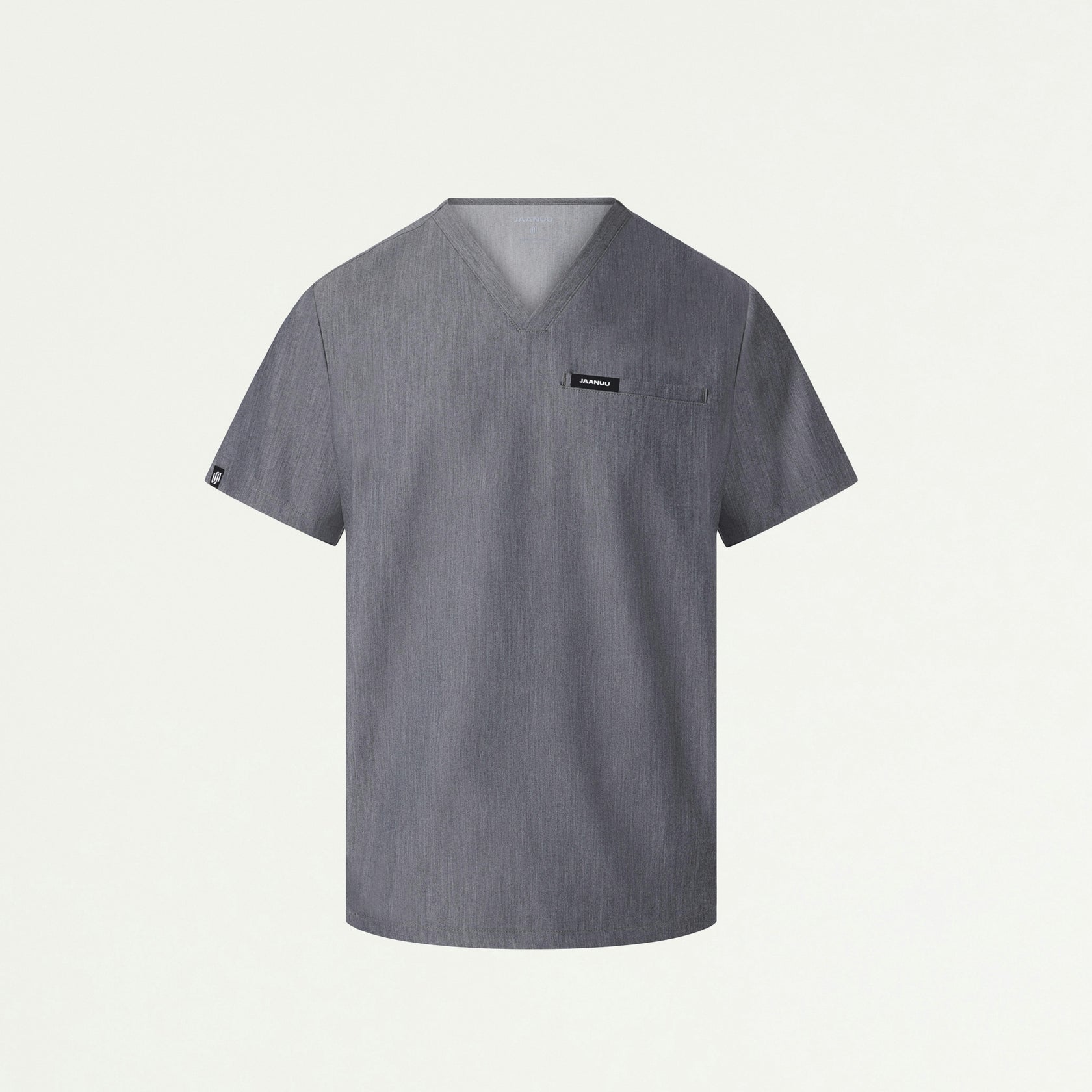 Platt 3-Pocket Scrub Top - Heather Gray - MEN'S TOPS - Jaanuu