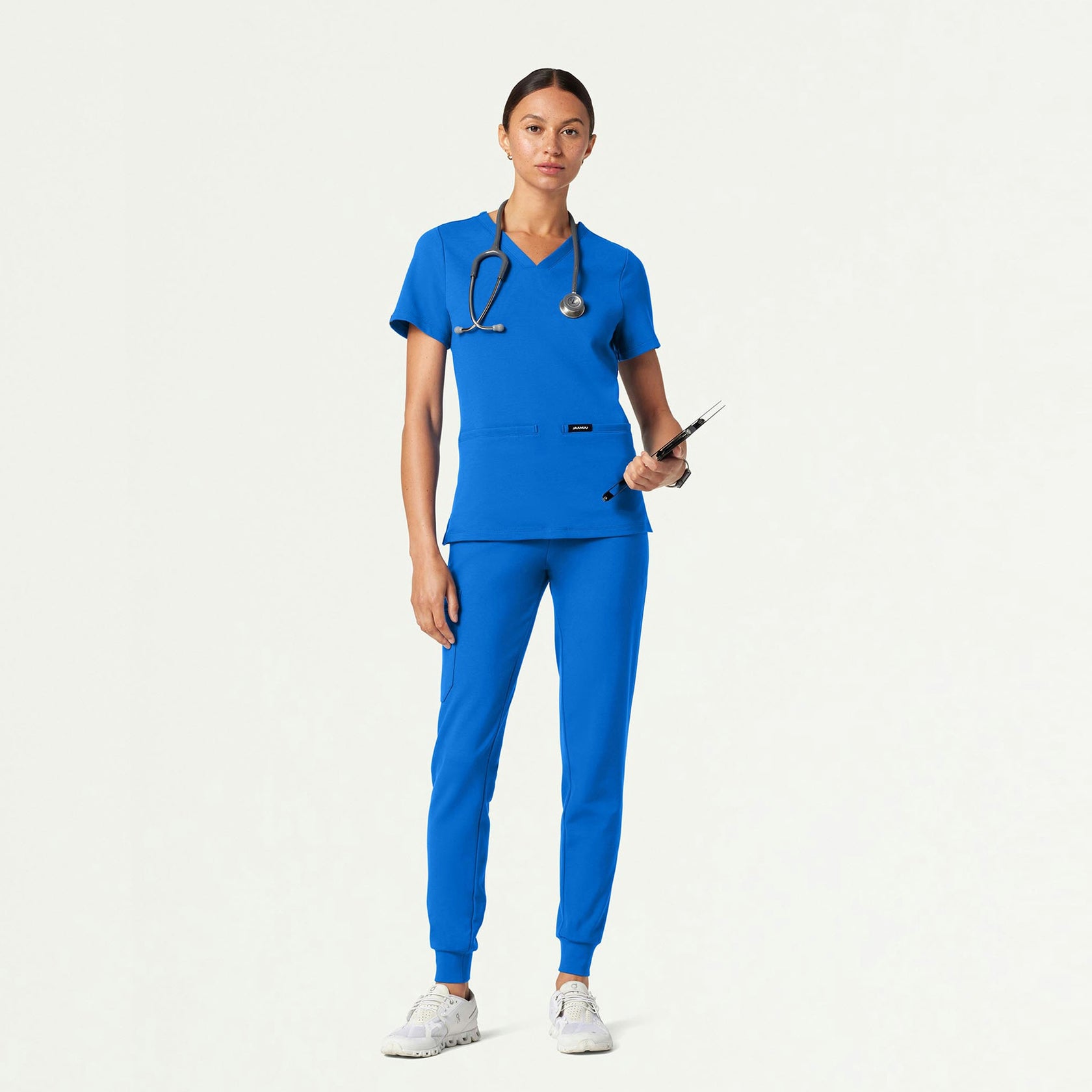 Rubi Slim ULTRAsoft Scrub Jogger - Royal Blue - WOMEN'S PANTS - Jaanuu