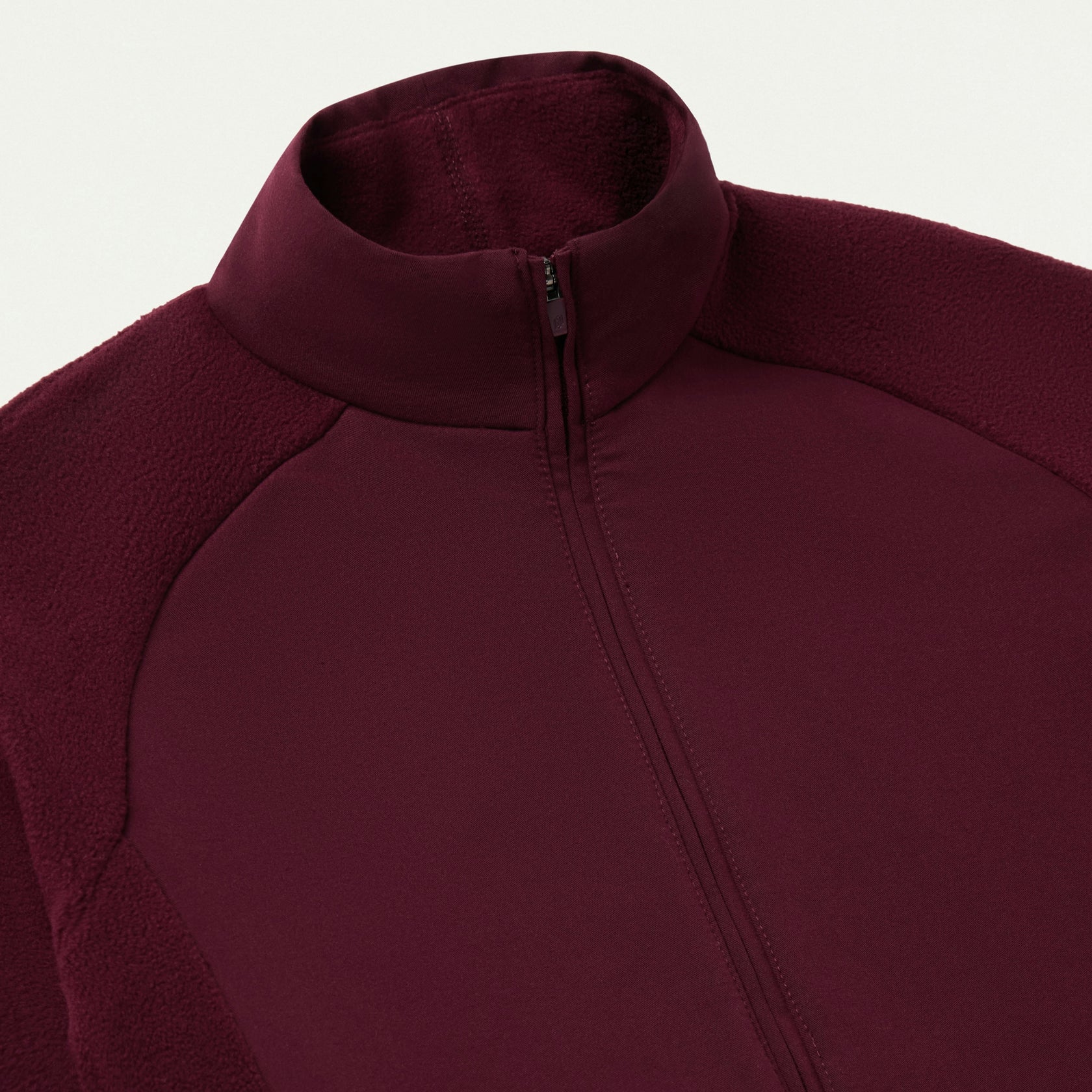 Cloud Hybrid Fleece Bomber Jacket - Burgundy - WOMEN'S JACKETS - Jaanuu