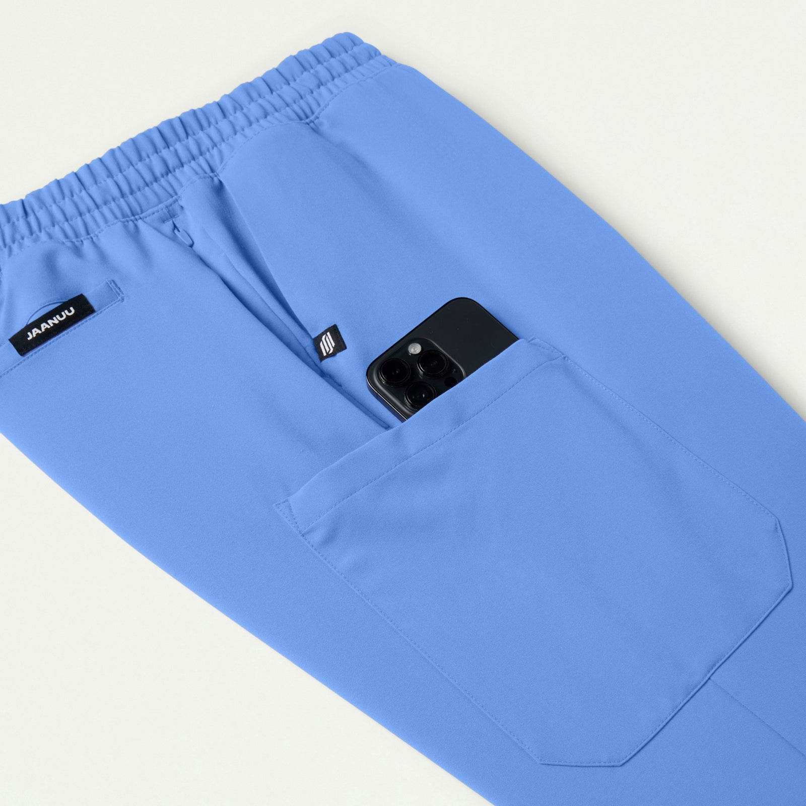 Rhodes Slim Crossover Scrub Jogger - Ceil Blue - MEN'S PANTS - Jaanuu