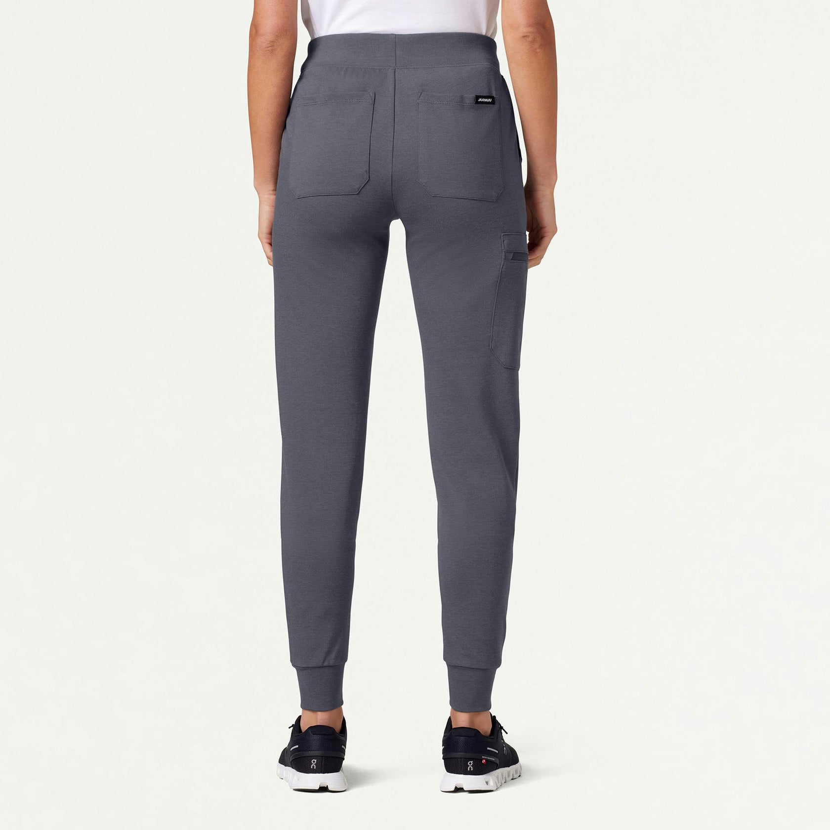 Rubi Slim ULTRAsoft Scrub Jogger - Heather Gray - WOMEN'S PANTS - Jaanuu