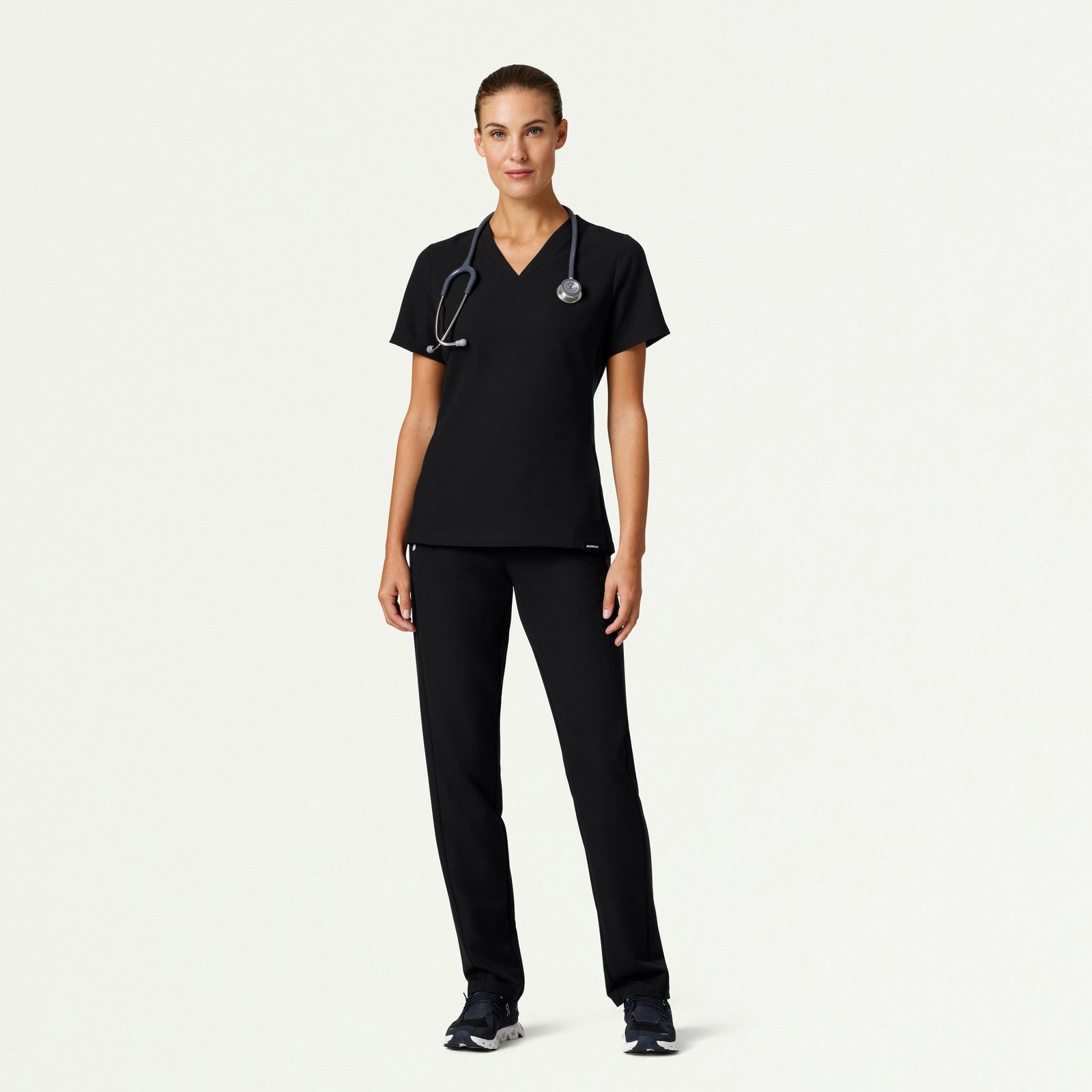 Effie Slim 6-Pocket Scrub Pant - Black - WOMEN'S PANTS - Jaanuu