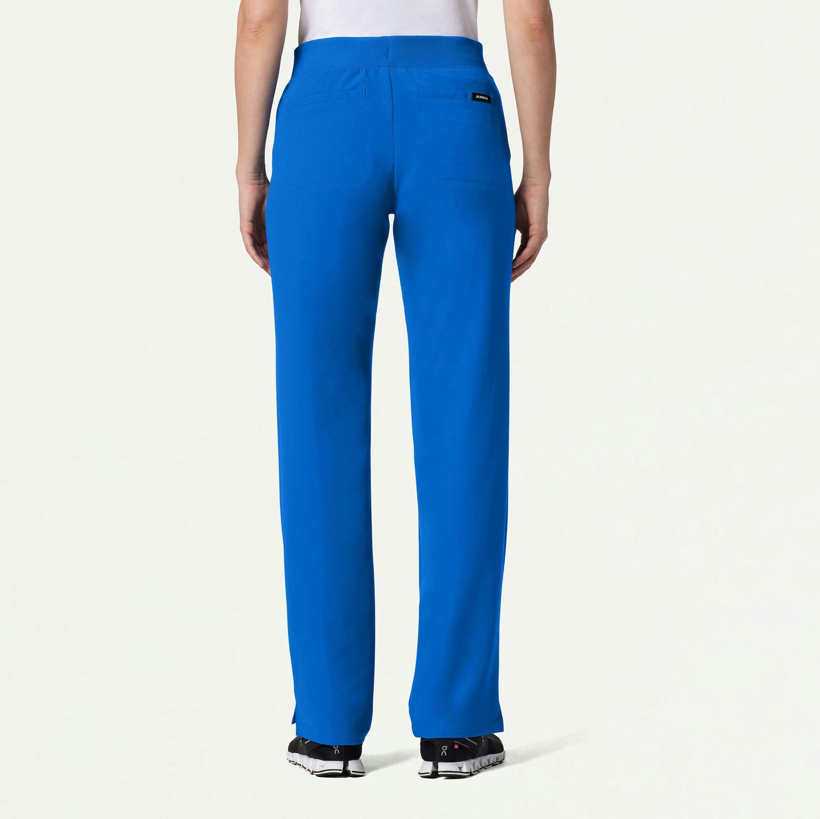 Xenos Essential Knit-Waist Scrub Pant - Royal Blue - WOMEN'S PANTS - Jaanuu