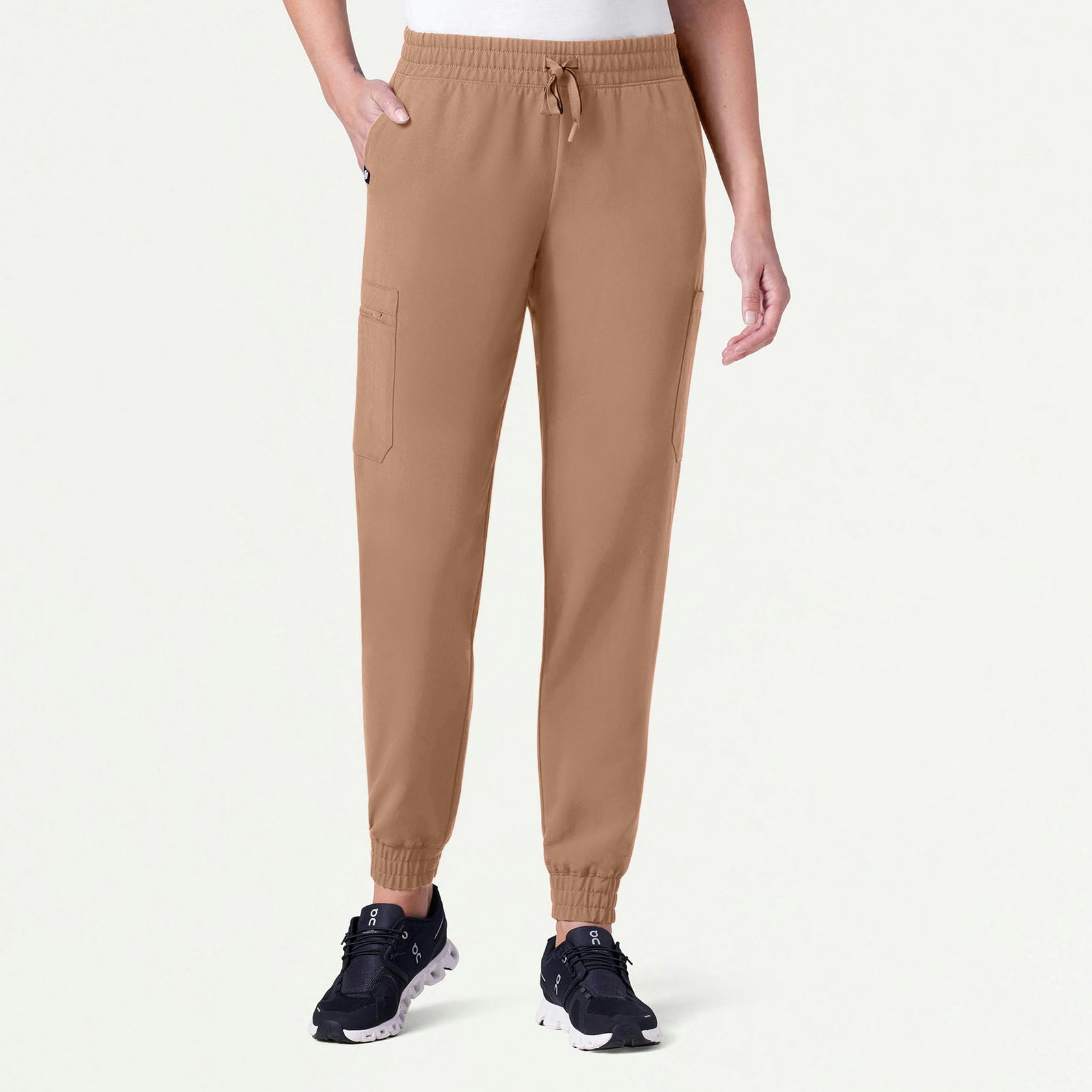 Neo Everyday Cargo Scrub Jogger - Clay - WOMEN'S PANTS - Jaanuu