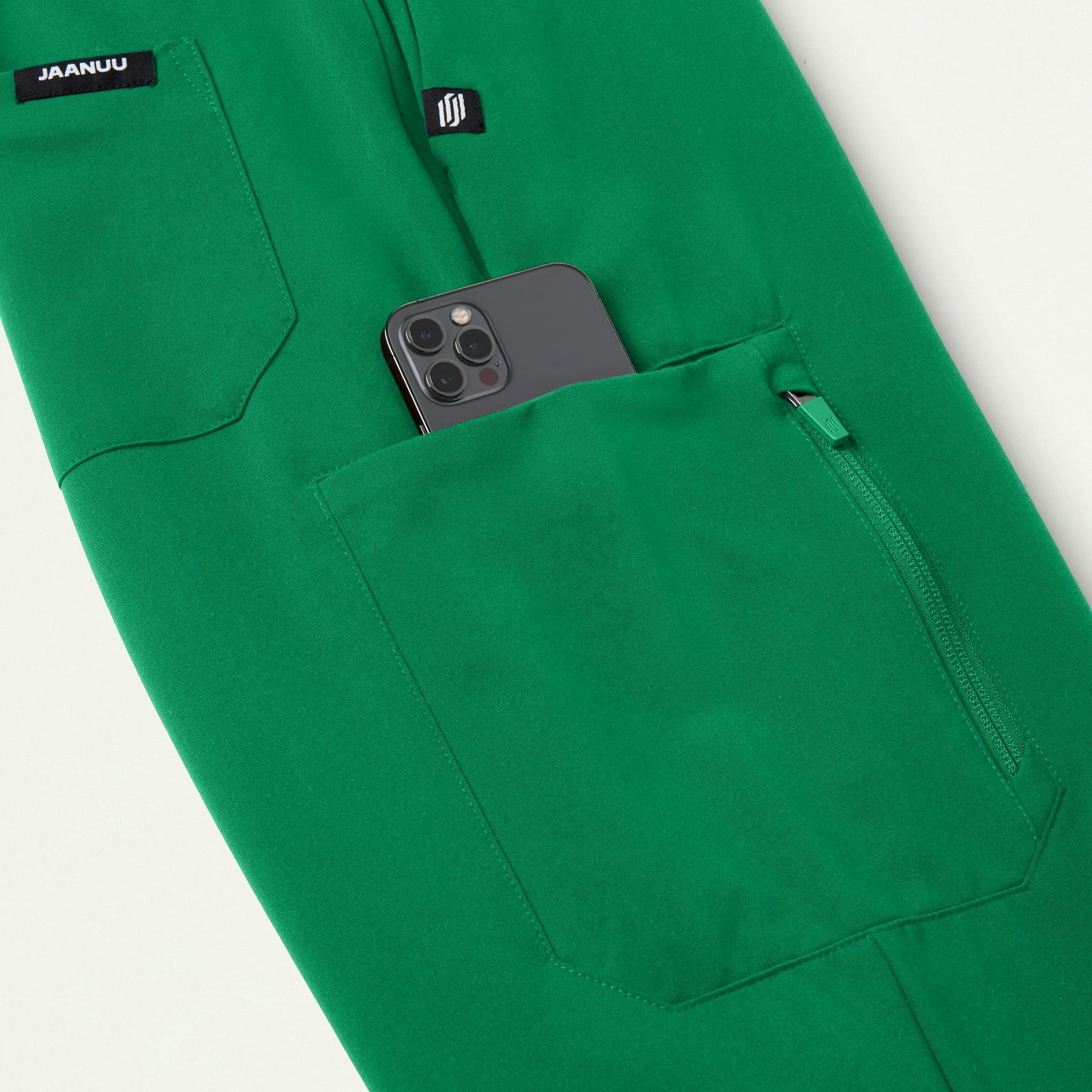 Cobot 8-Pocket Scrub Jogger - Emerald Green - MEN'S PANTS - Jaanuu