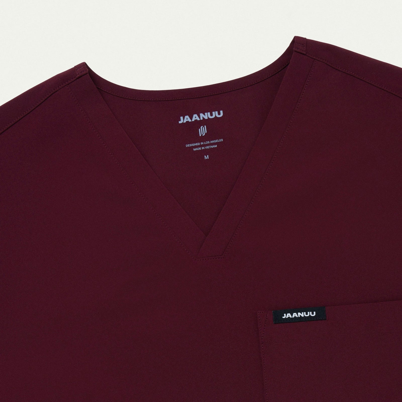 Holmes ULTRAlite™ 1-Pocket Scrub Top - Burgundy - MEN'S TOPS - Jaanuu