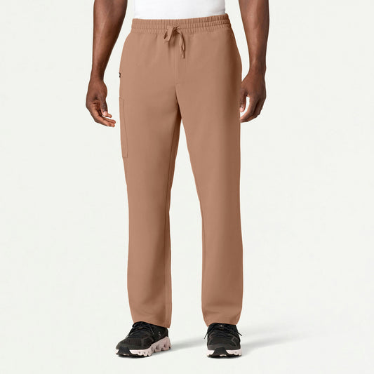 Rhodes Everyday Straight-Leg Scrub Pant - Clay - MEN'S PANTS - Jaanuu