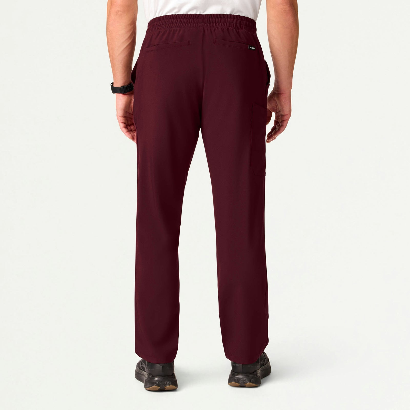 Rhodes ULTRAlite™ Straight-Leg Scrub Pant - Burgundy - MEN'S PANTS - Jaanuu