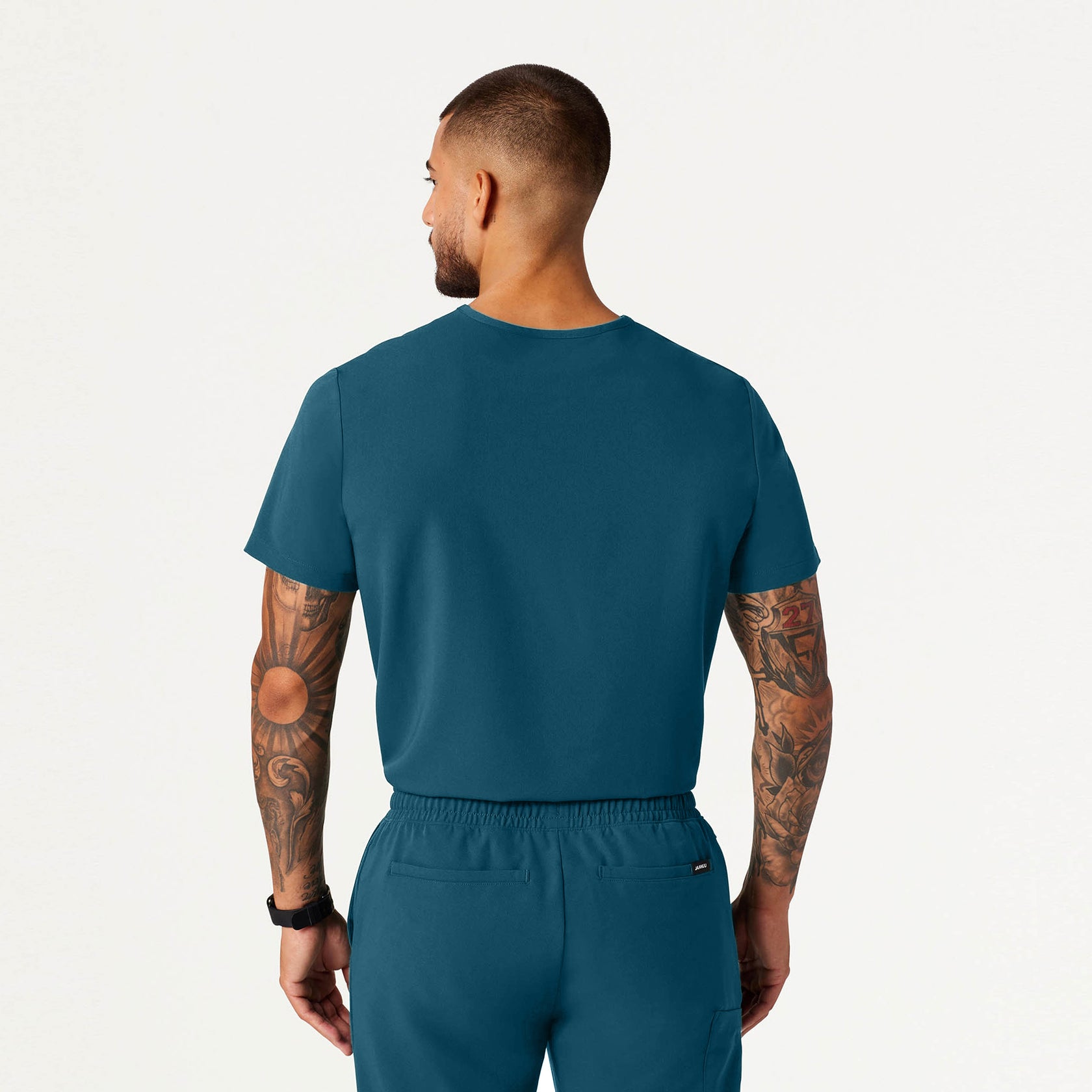 Holmes Everyday 1-Pocket Scrub Top - Caribbean Blue