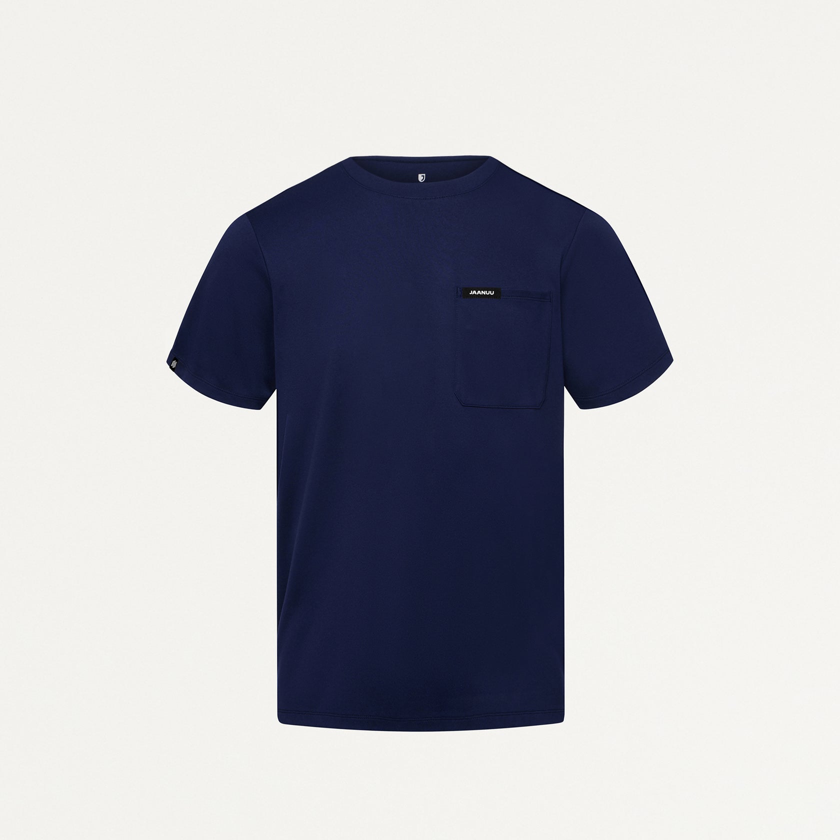 Finn Crewneck ULTRAsoft Scrub Top - Midnight Navy