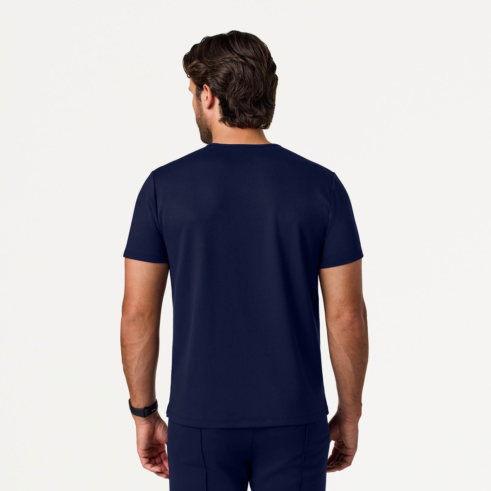 Finn Crewneck ULTRAsoft Scrub Top - Midnight Navy