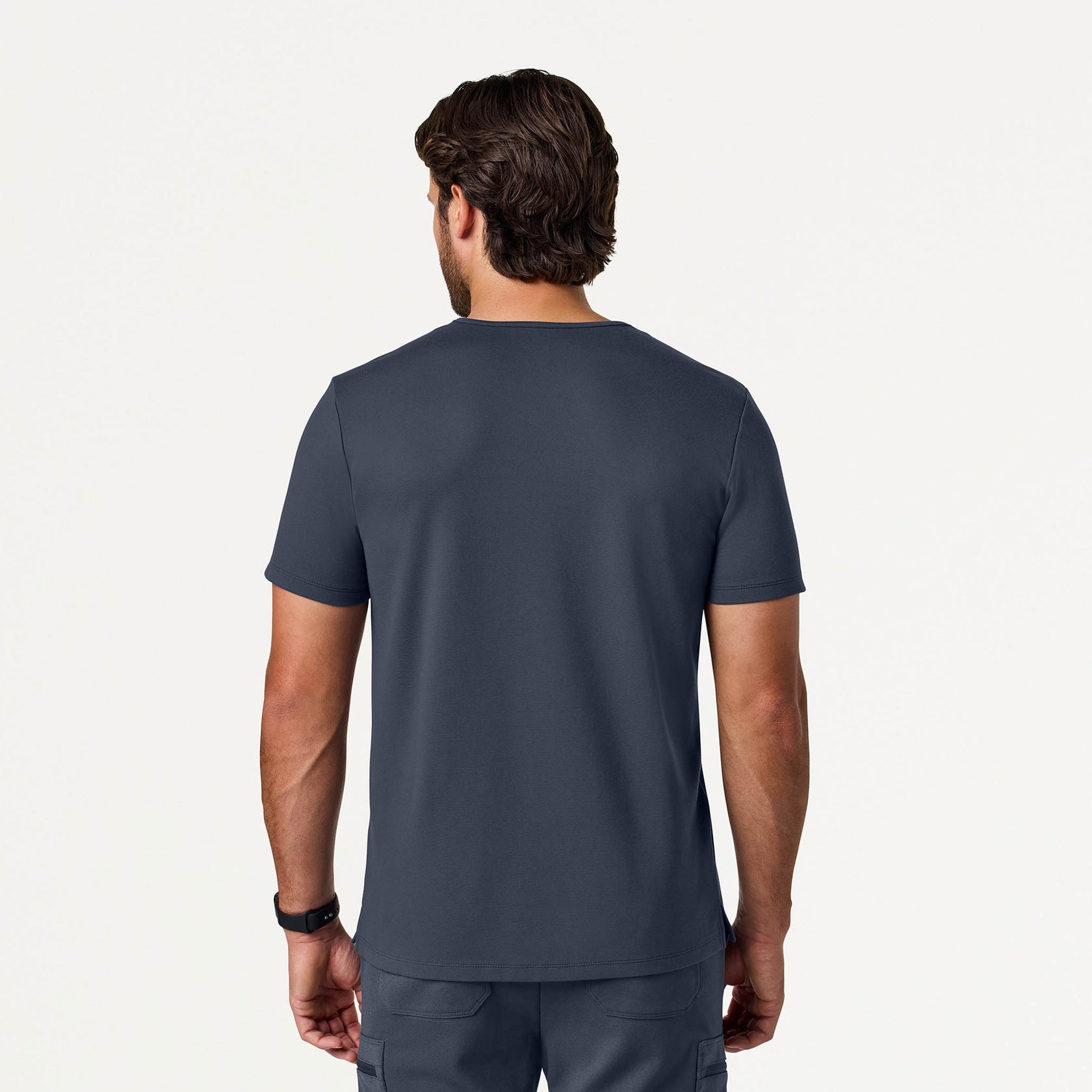 Asher Slim ULTRAsoft Scrub Top - Carbon Gray