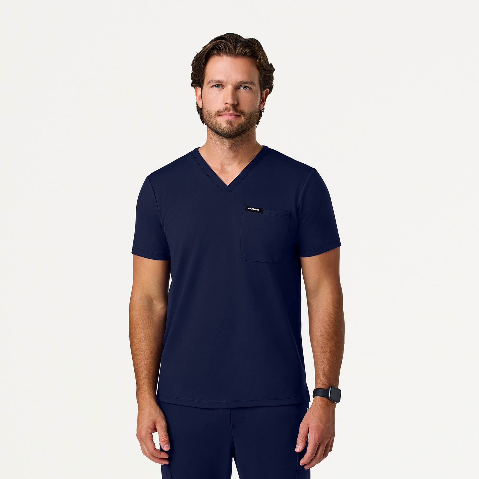 Asher Slim ULTRAsoft Scrub Top - Midnight Navy