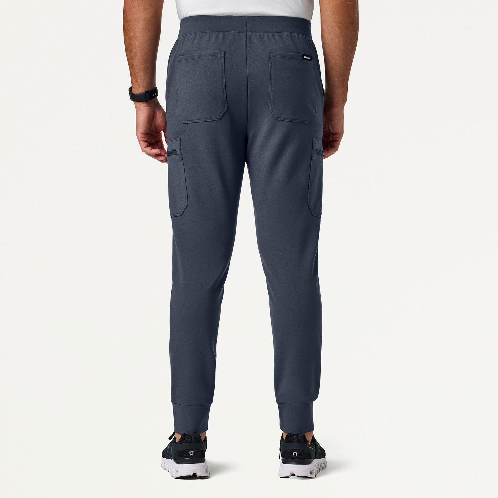 Ollie Slim ULTRAsoft Cargo Scrub Jogger - Carbon Gray