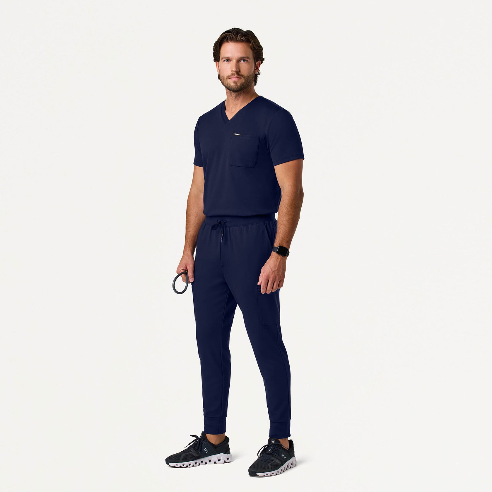 Ollie Slim ULTRAsoft Cargo Scrub Jogger - Midnight Navy