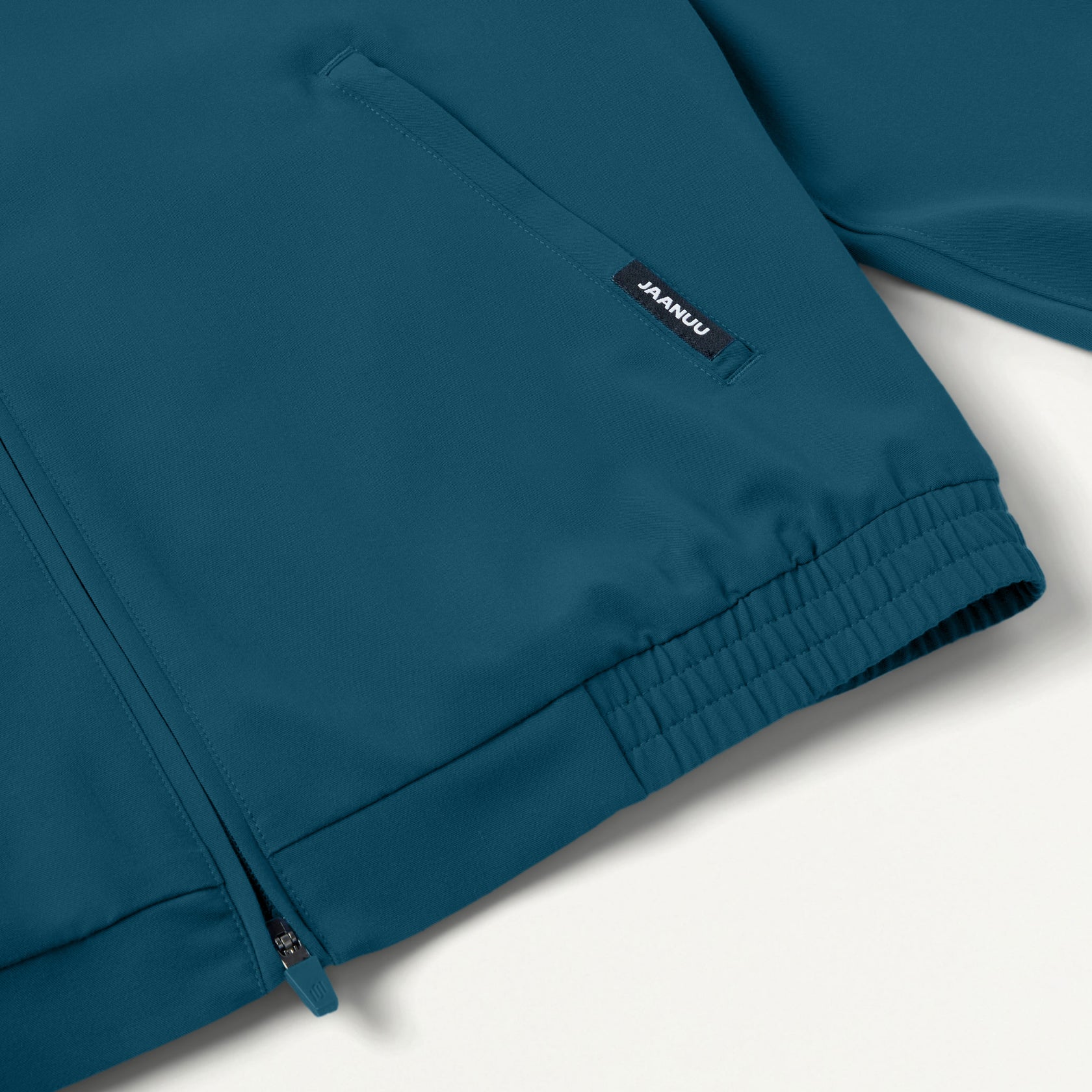 Wolfe Everyday 6-Pocket Scrub Jacket - Caribbean Blue