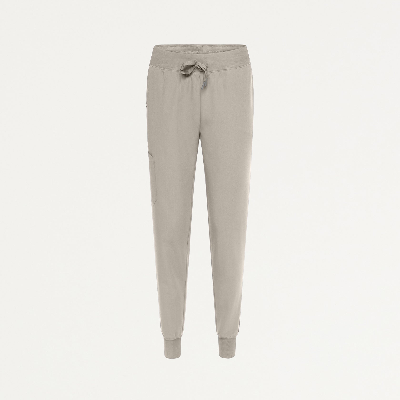 Silex Slim Knit-Waist Scrub Jogger - Fog