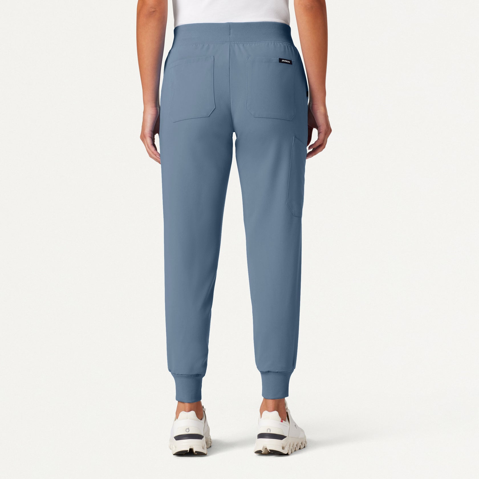 Silex Slim Knit-Waist Scrub Jogger - Storm Blue