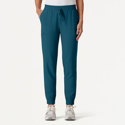 Jace Skinny On-the-Go Scrub Jogger - Caribbean Blue