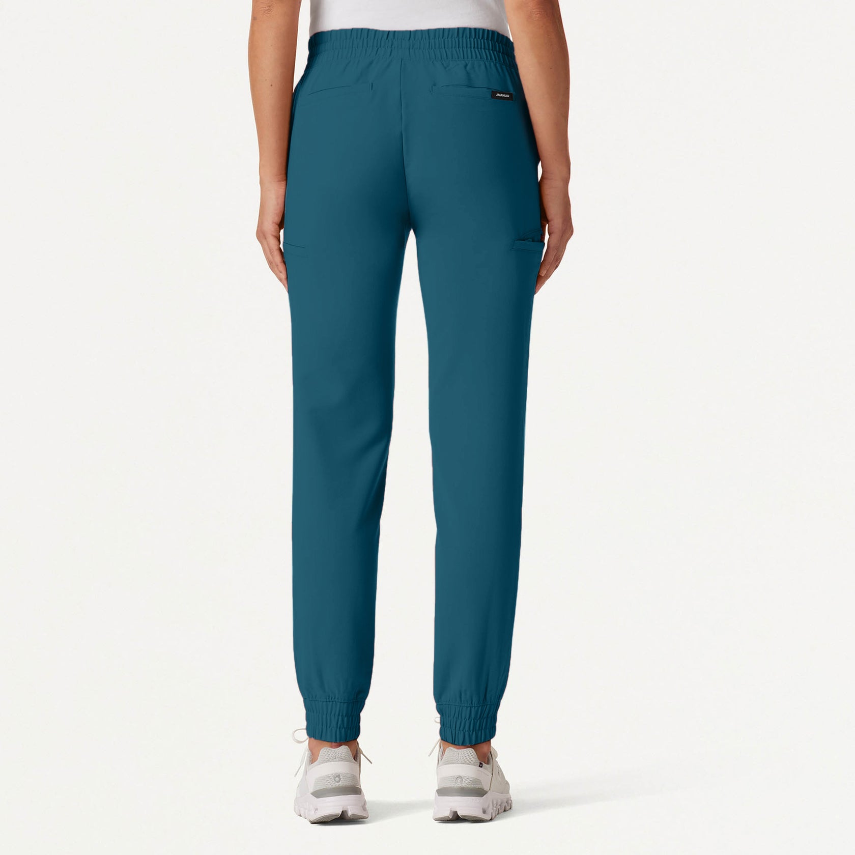 Jace Skinny On-the-Go Scrub Jogger - Caribbean Blue