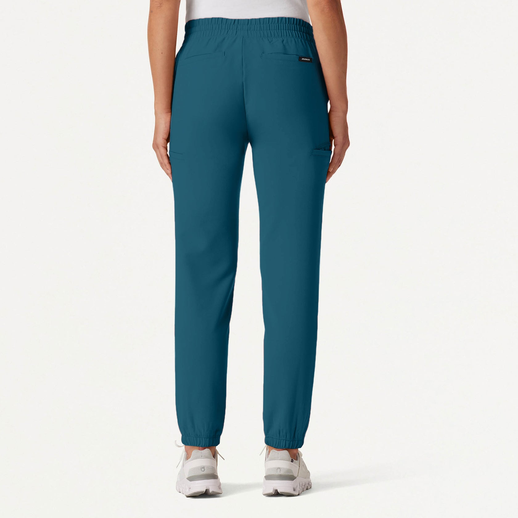 Jace Skinny On-the-Go Scrub Jogger - Caribbean Blue